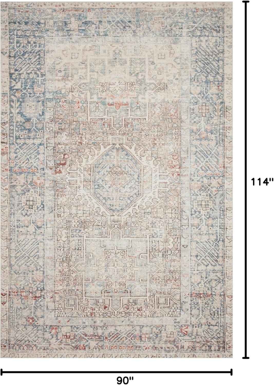 Chris Loves Julia x Loloi Jules Oriental Natural/Ocean Area Rug