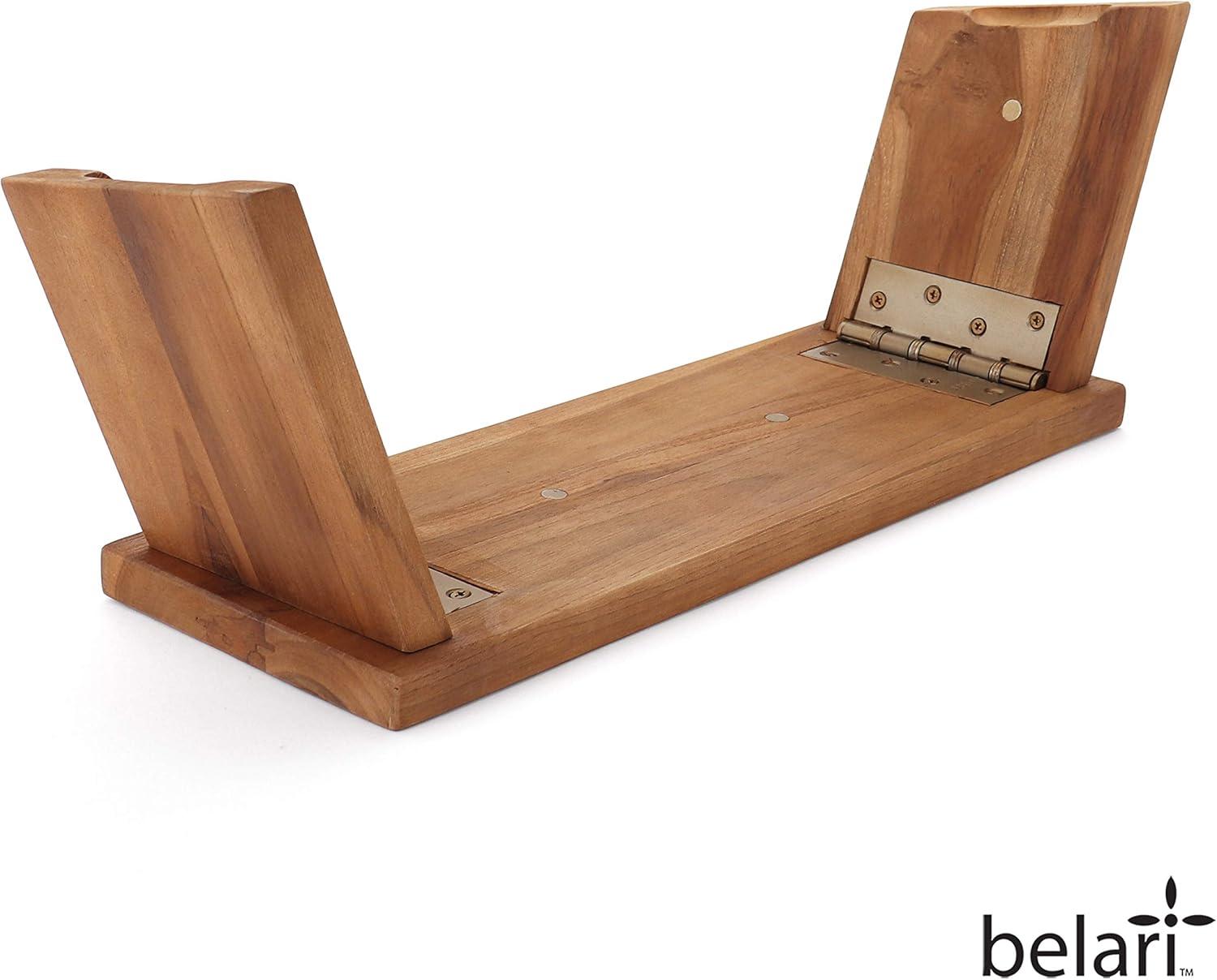 Belari Teak Meditation Bench - Meditation Seat - Meditation Stool - Kneeling Meditation Chair - Portable Folding Meditation Bench - Seiza Yoga Meditation Bench - Prayer Bench