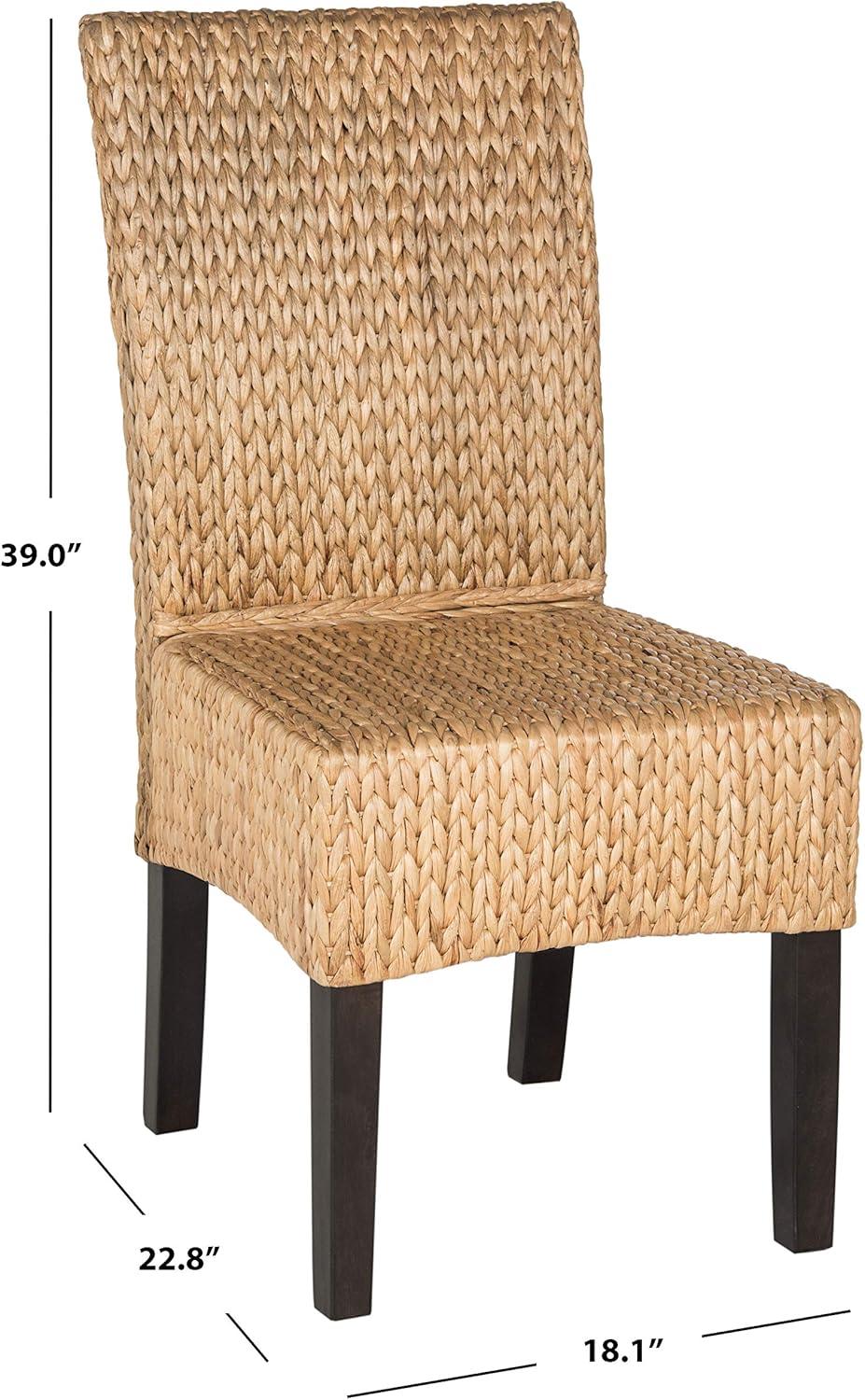 Luz 18''H Wicker Dining Chair (Set of 2) - Natural - Safavieh