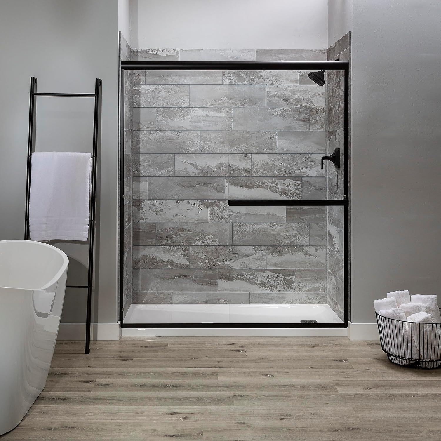 Palisade 22.8 in. x 7.31 in. Interlocking Vinyl Waterproof Wall/Backsplash Tiles
