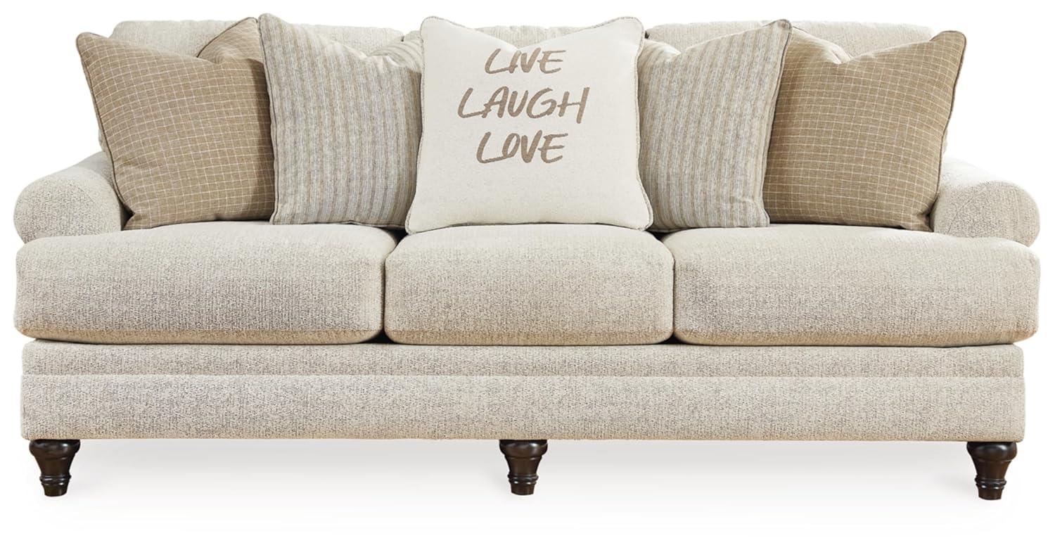 89" Recessed Arm Sofa with Reversible Cushions
