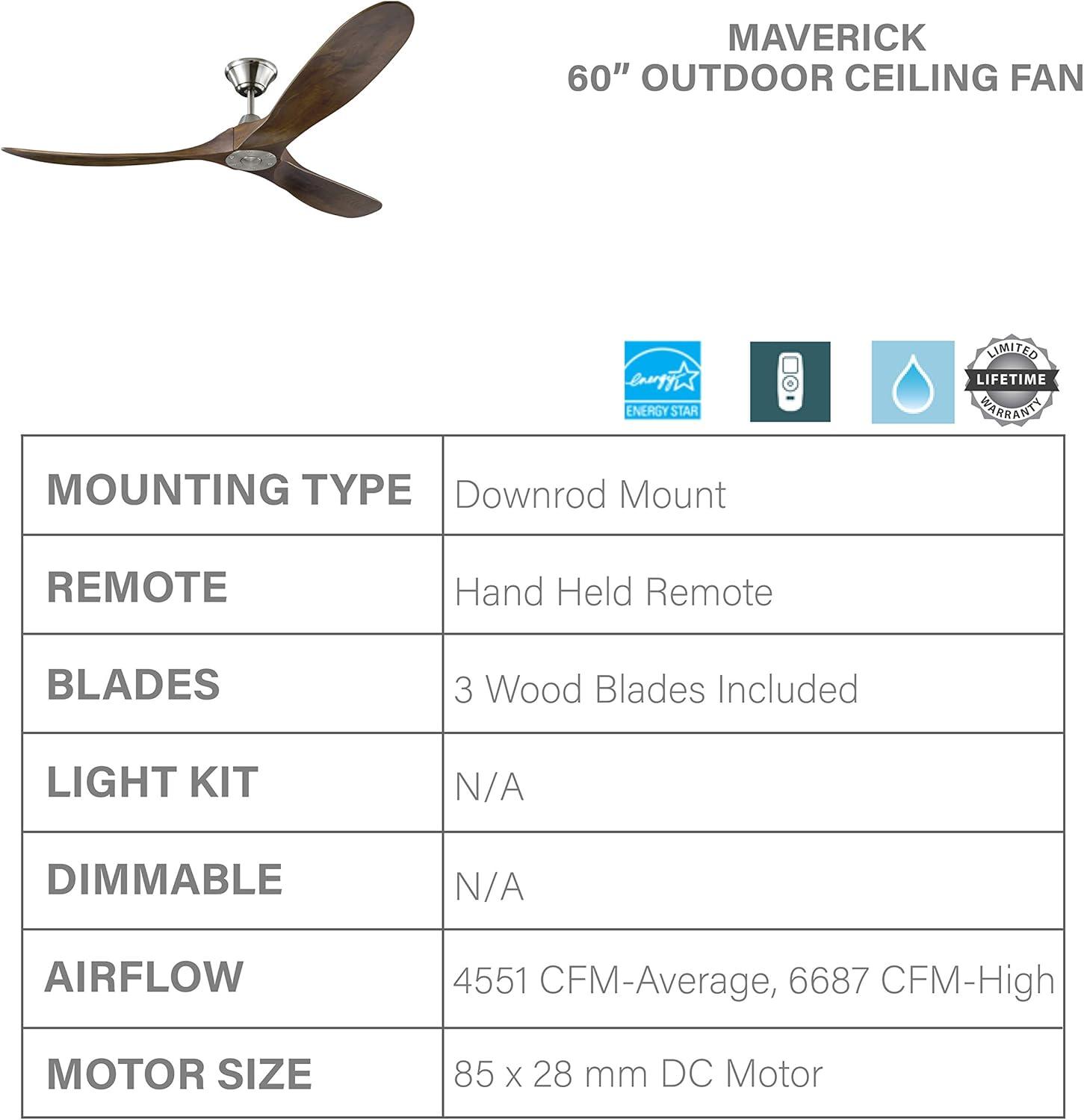 Monte Carlo Maverick 60 in. Indoor Ceiling Fan