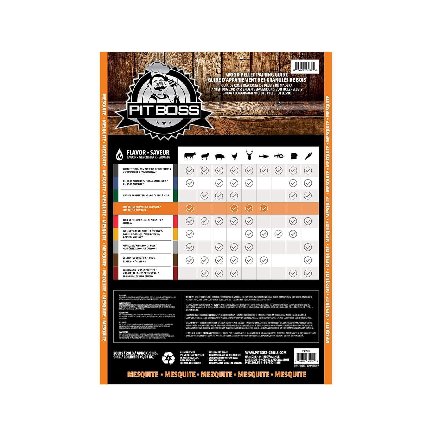 Pit Boss Mesquite Blend 20-lb Wood Pellets