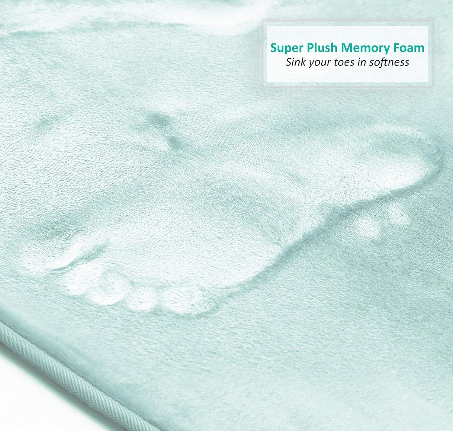 Clara Clark Ultra Soft Non Slip and Absorbent Memory Foam Bath Rug