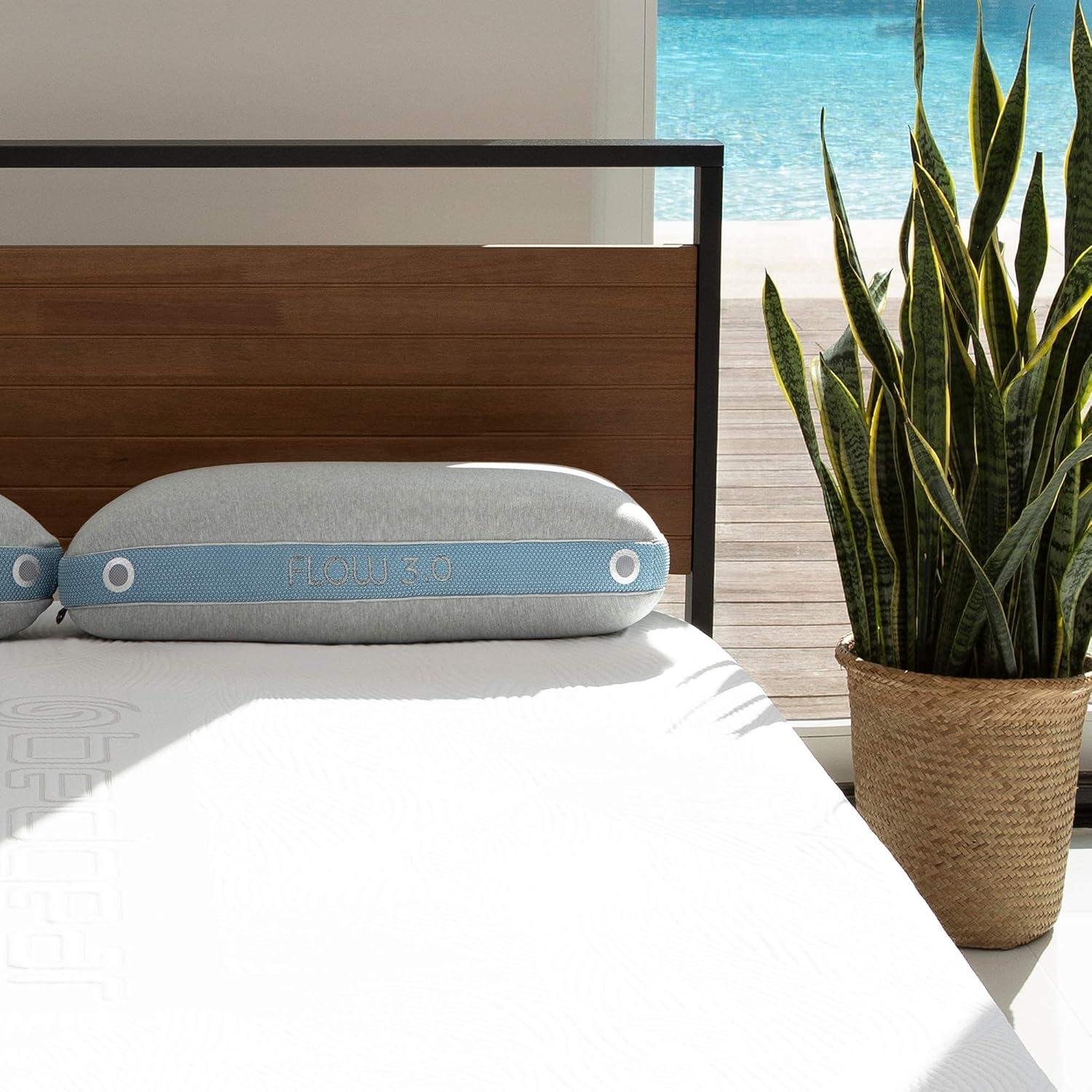 Bedgear Bedgear Flow Performance Pillow - Breathable Bed Pillow - Medium - Washable Cover