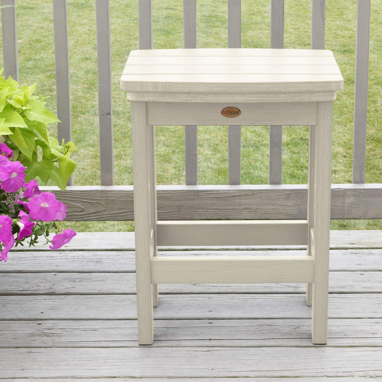 Highwood Lehigh Bar Stool - Counter Height, Outdoor, Eco-friendly, Synthetic Wood