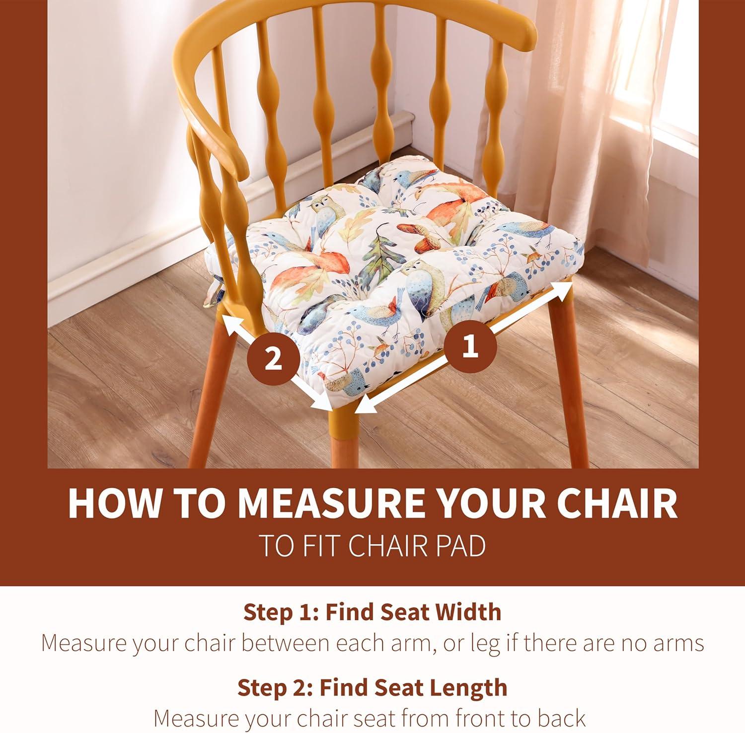 Barefoot Bungalow Quilted Reversible Indoor Chair Pad Cushion