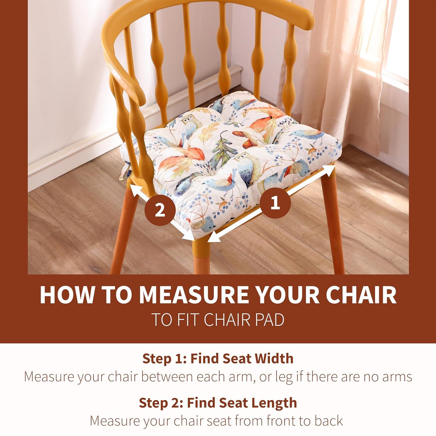 Barefoot Bungalow Quilted Reversible Indoor Chair Pad Cushion