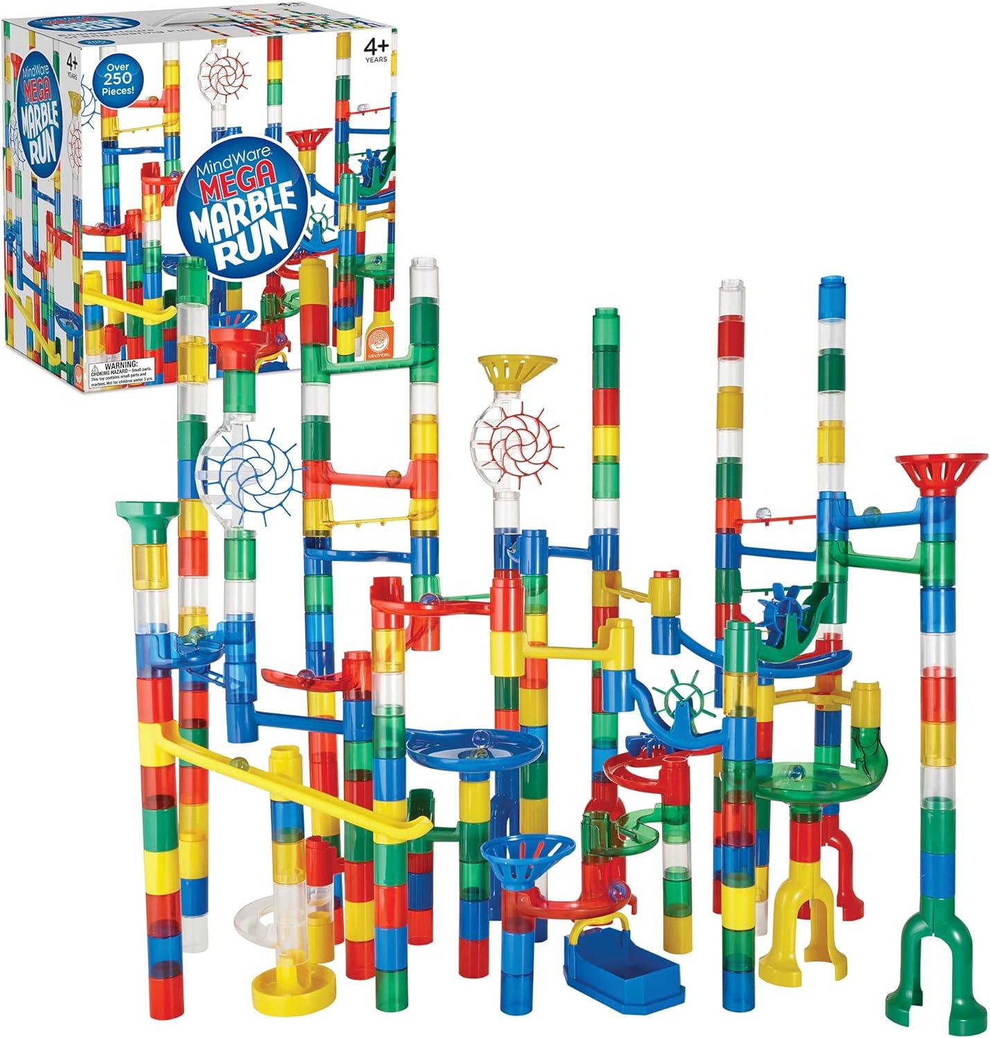 MindWare Mega Marble Run: 215-Piece Set - Building Toys