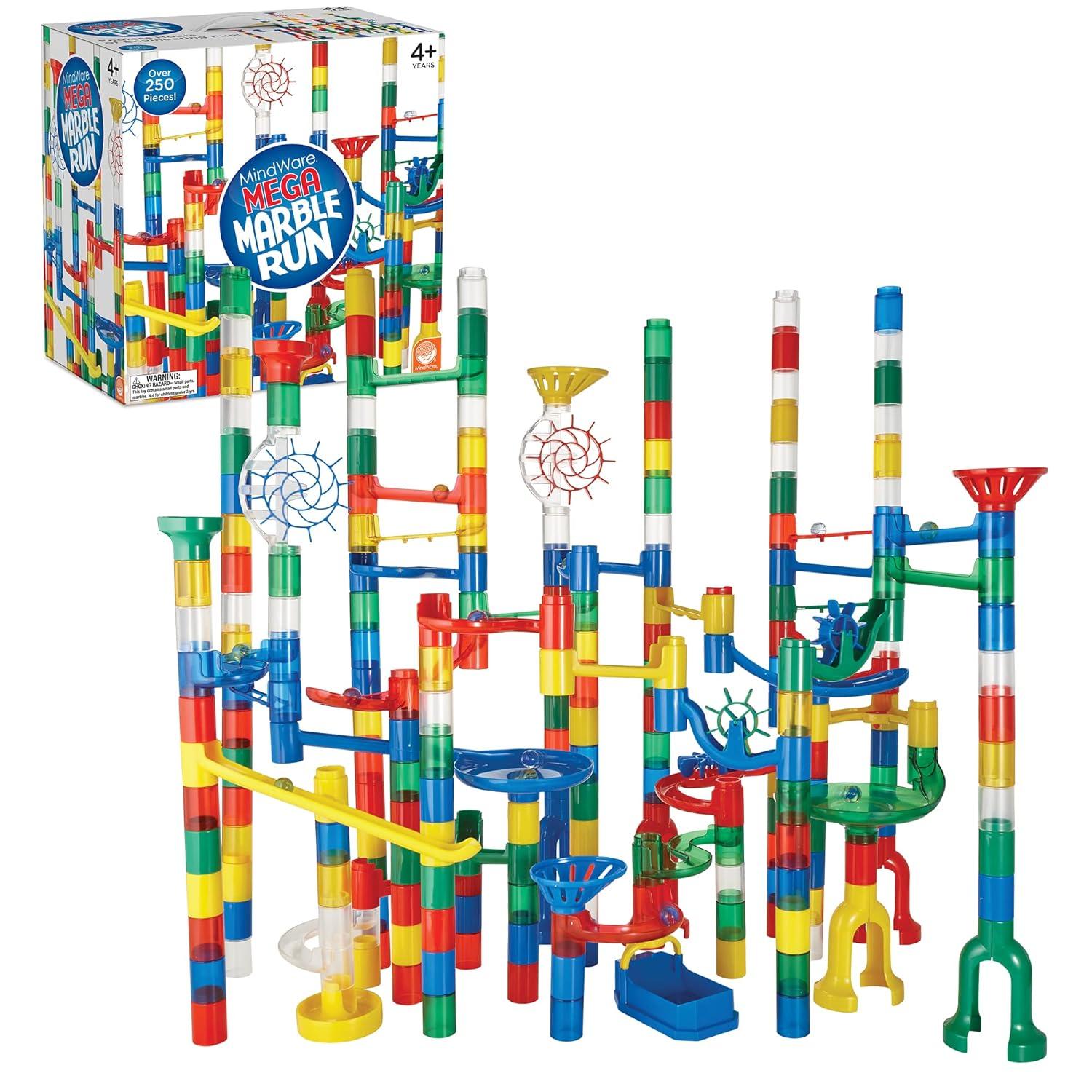 MindWare Mega Marble Run: 215-Piece Set - Building Toys