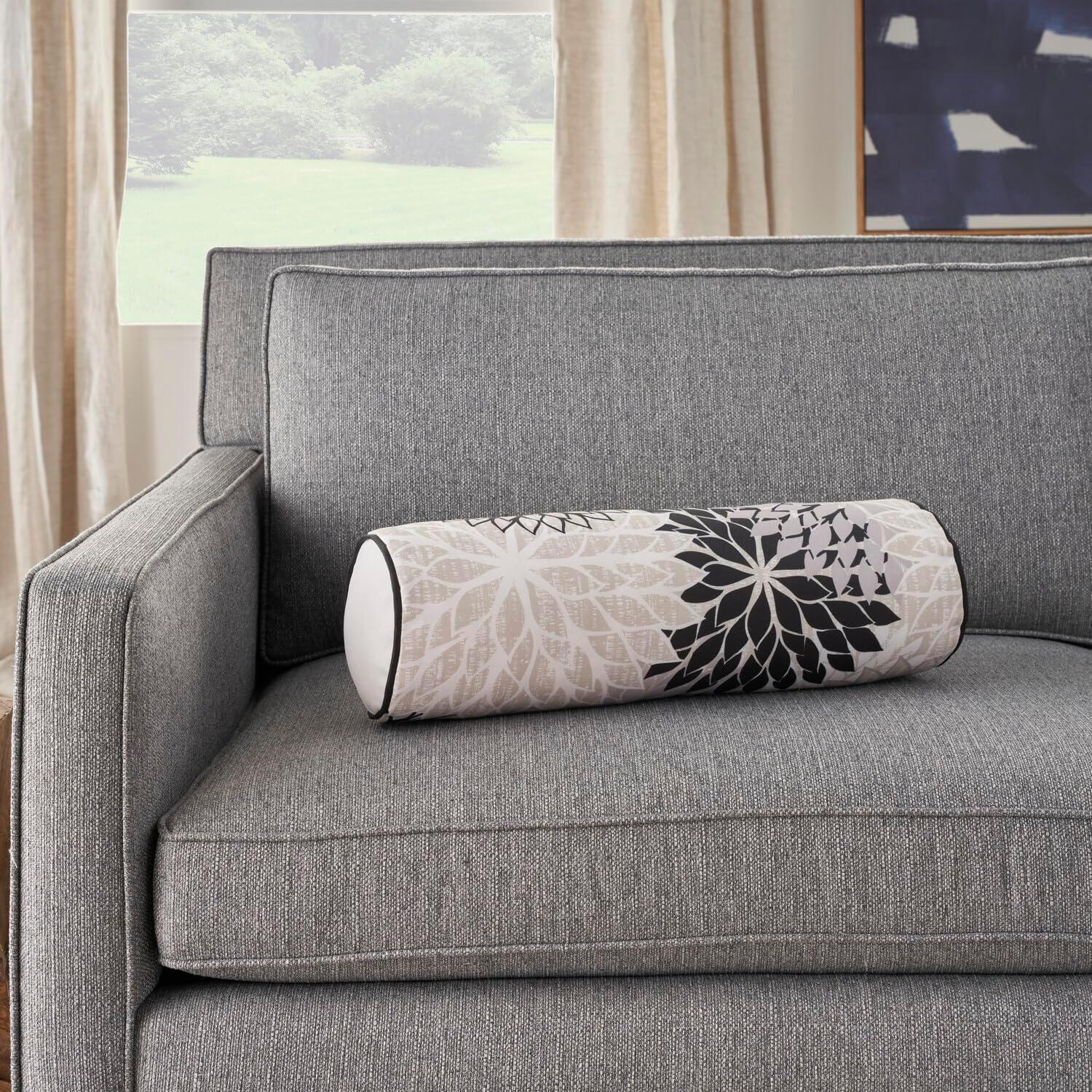 Mina Victory Angelis Bolster Indoor/Outdoor Pillow Cover & Insert