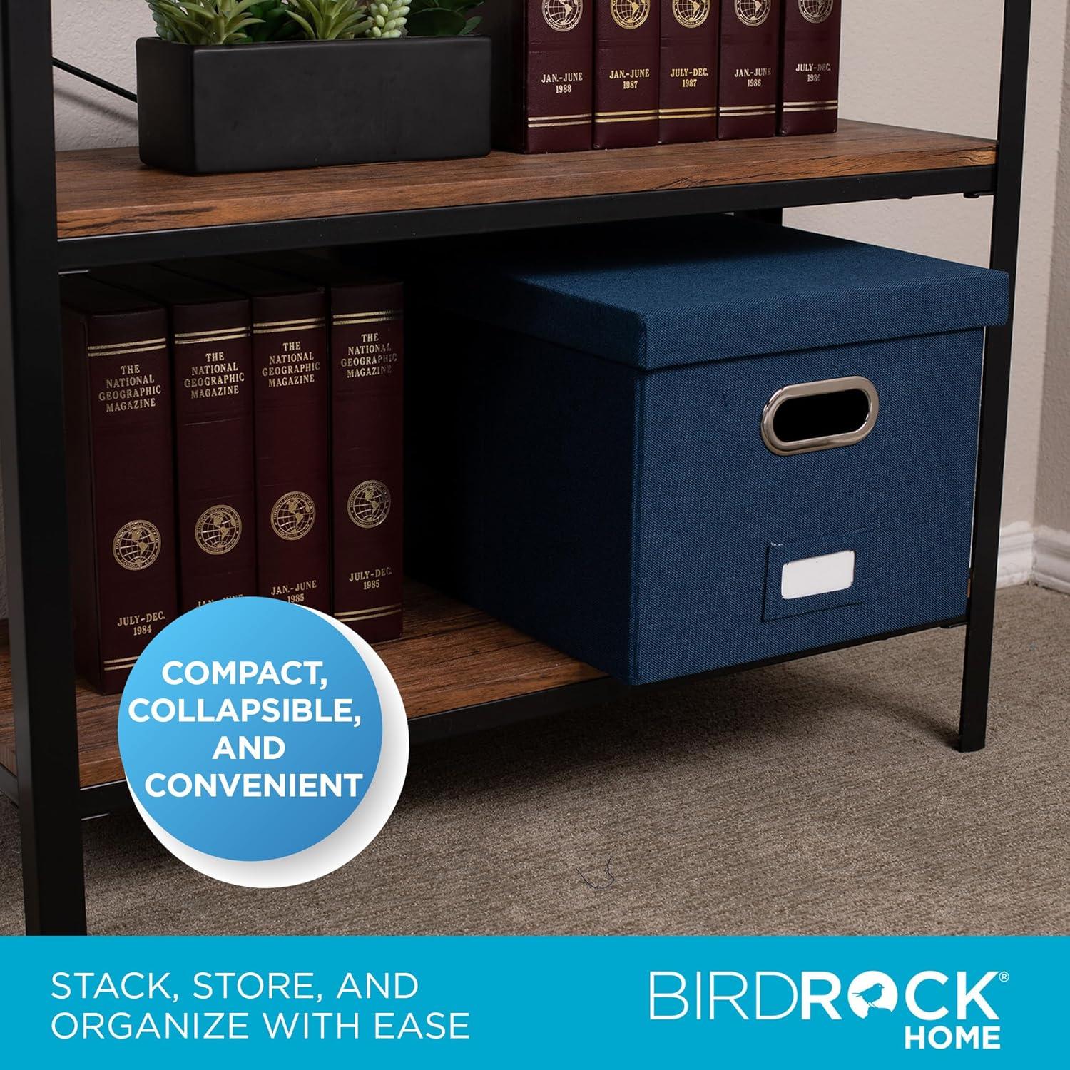 BirdRock Home Internet's Best Collapsible File Storage Fabric Box & Reviews | Wayfair