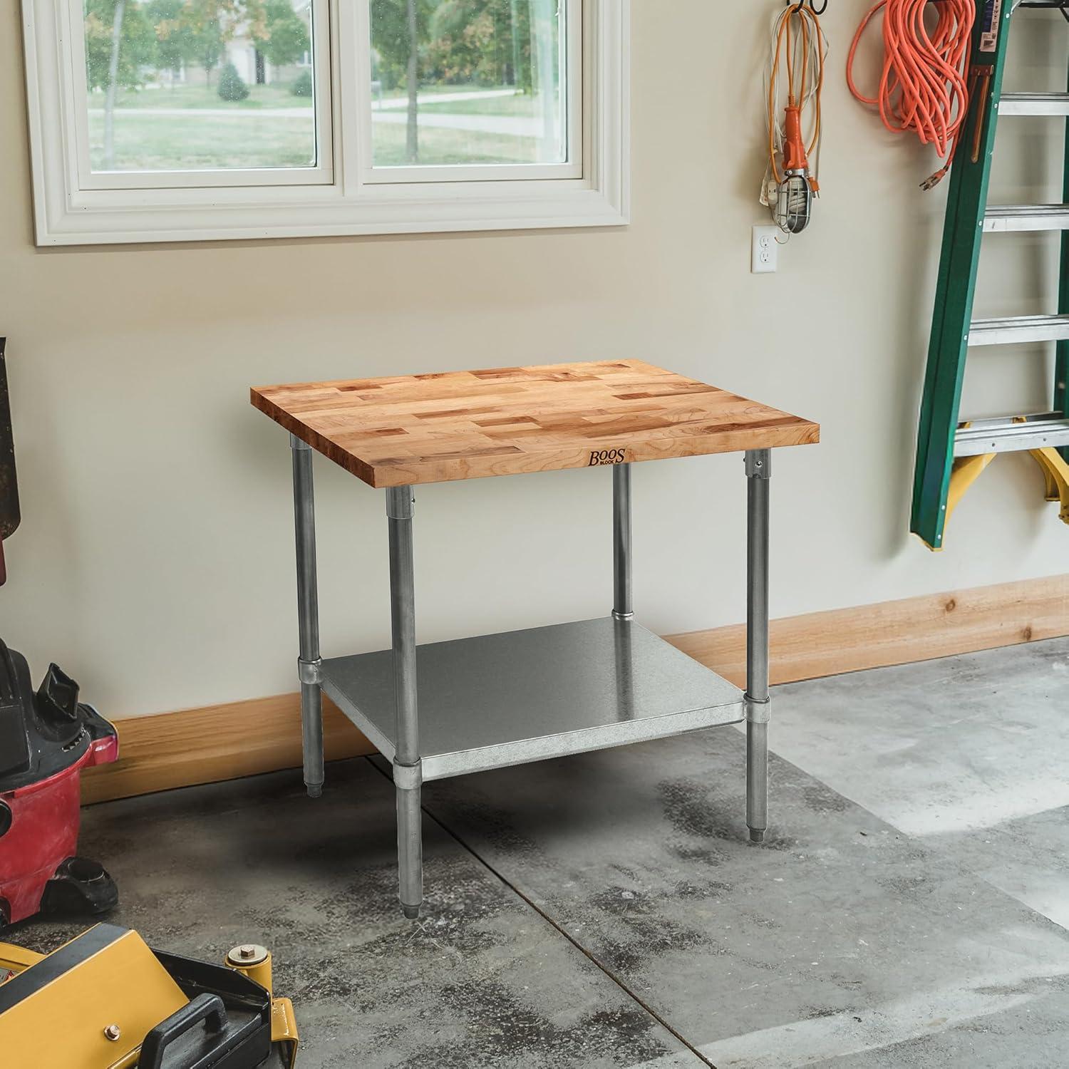 John Boos & Co Wood Top Workbench