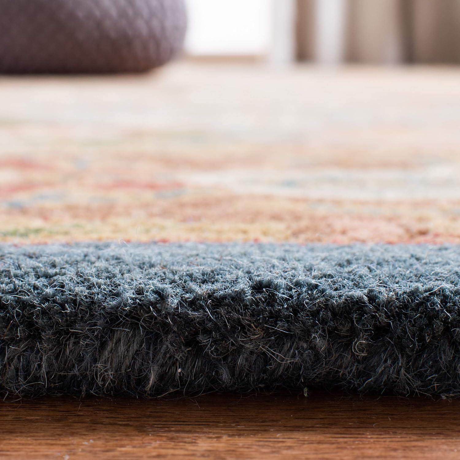 Heritage HG316 Handmade Accent Rug - 3'x5' - Green/Red - Safavieh