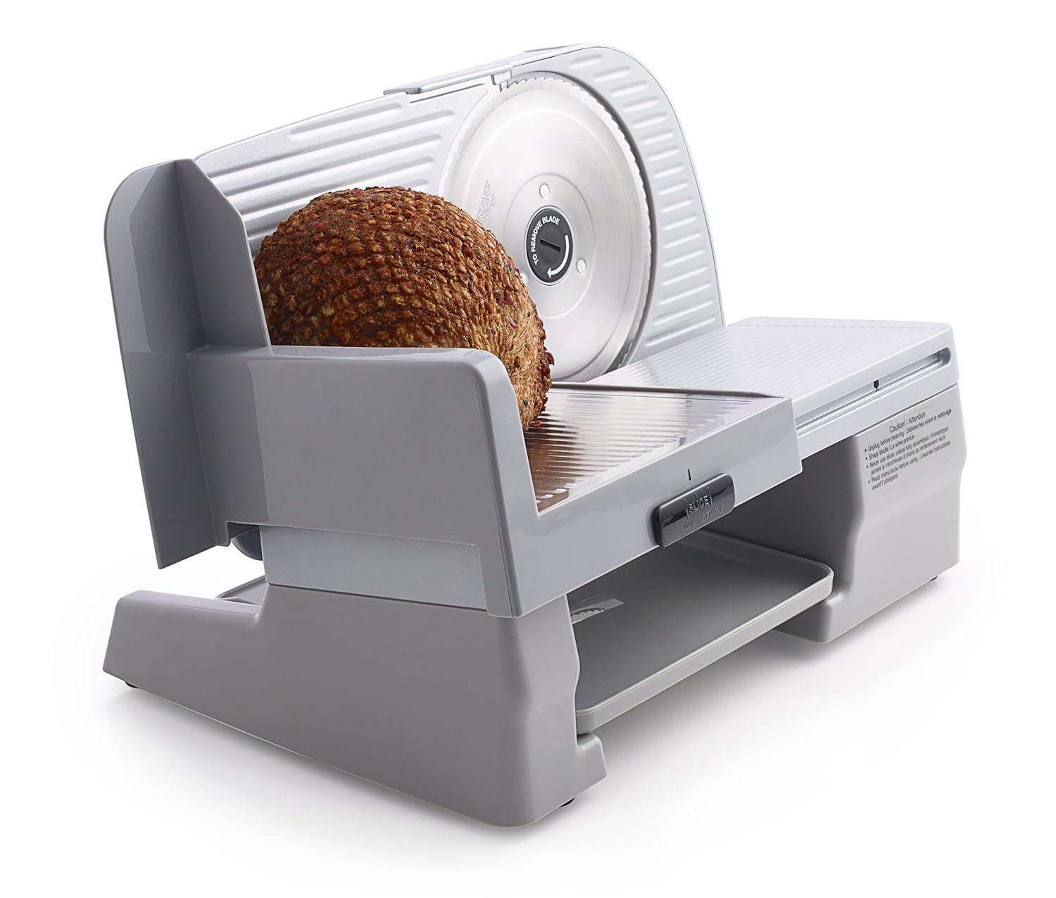 Chef's Choice Electric Meat Slicer with Stainless Steel Blade, 7-Inch, Silver, 609A
