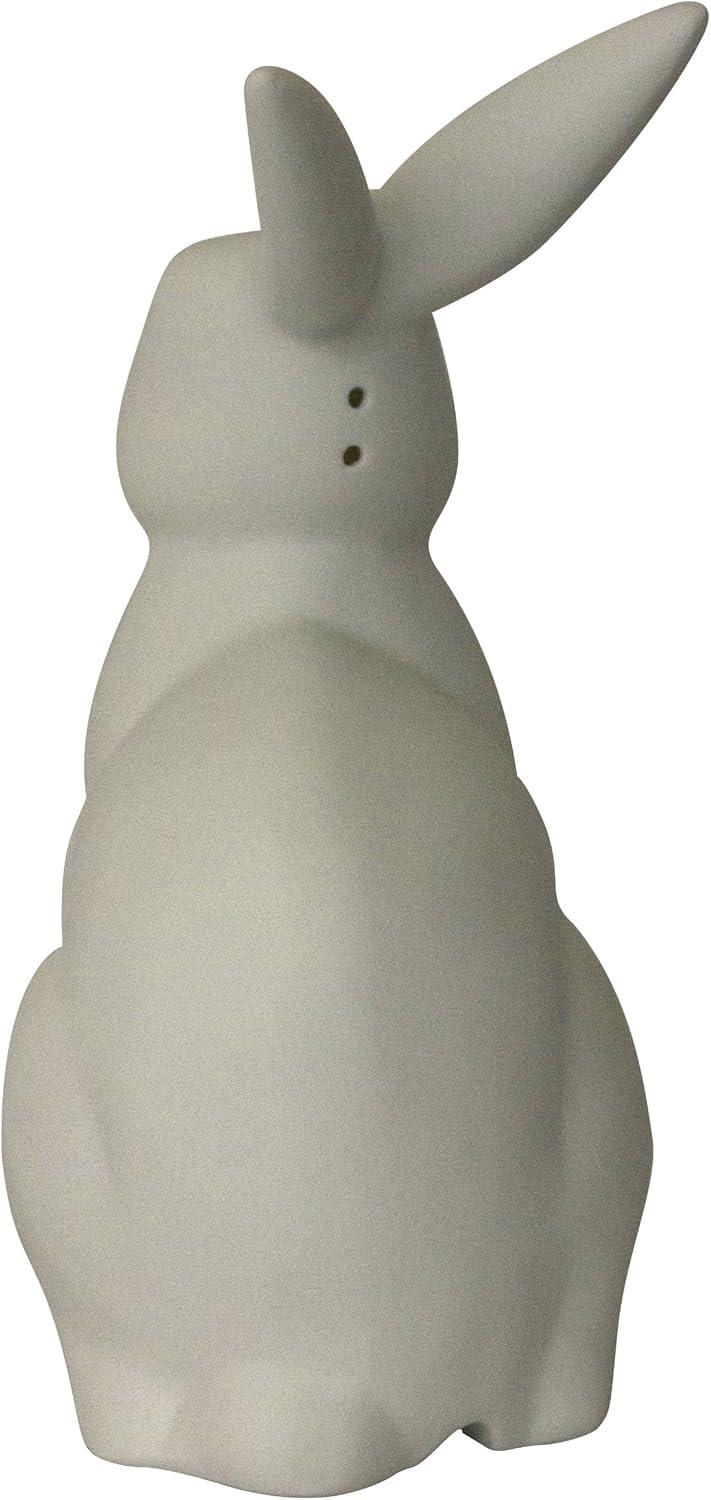 Simple Designs Porcelain Bunny Rabbit Shaped Animal Light Table Lamp White: Ceramic Desk Task Lamp, ETL Listed, Modern Decor