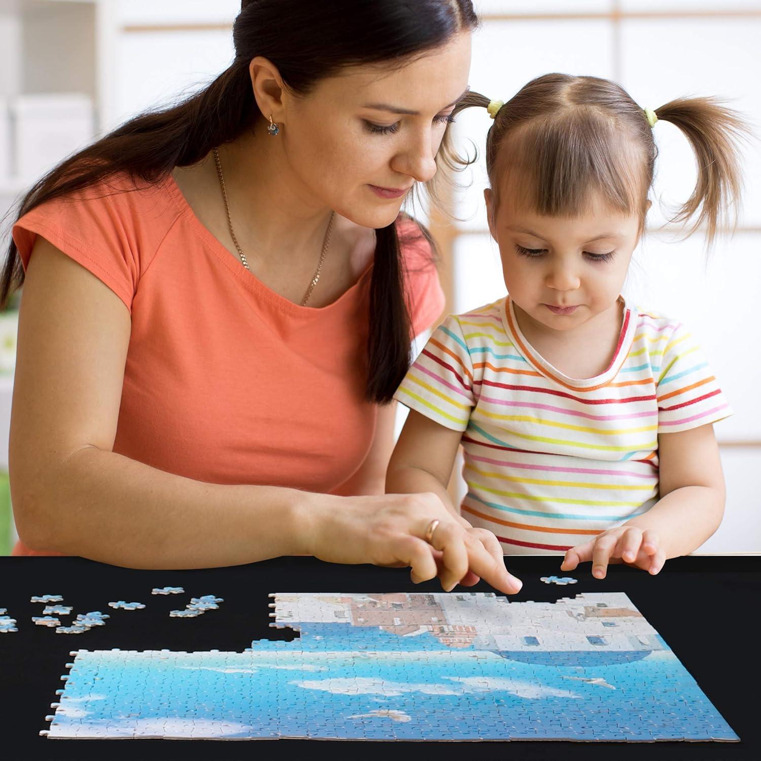 Lavievert Giant Felt Mat for Puzzle Storage Puzzle Saver, Jigsaw Puzzle Roll Mat for up to 3000-piece Puzzles