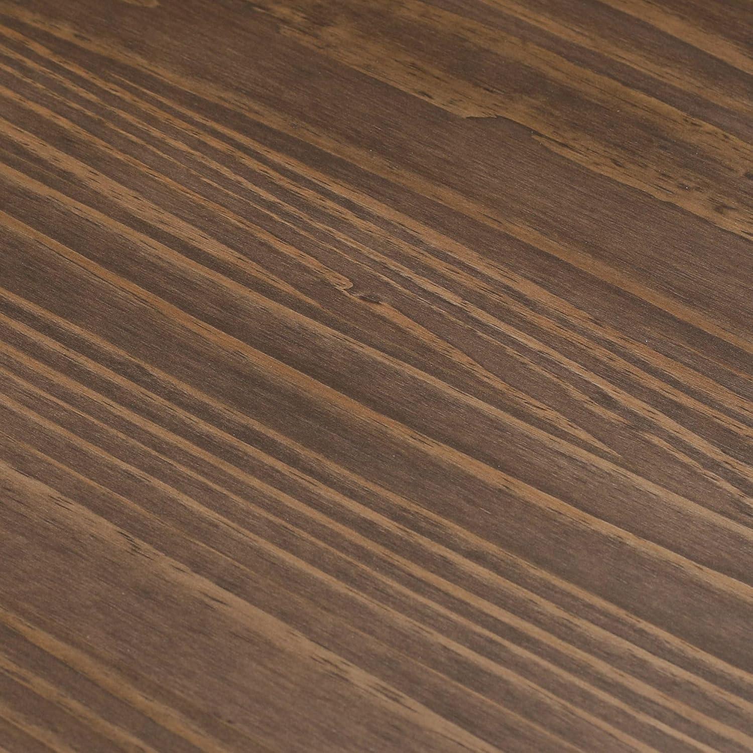 Plank+Beam Solid Wood Cross Leg Rectangular Coffee Table, 40" Coffee Table for Living Room, Walnut