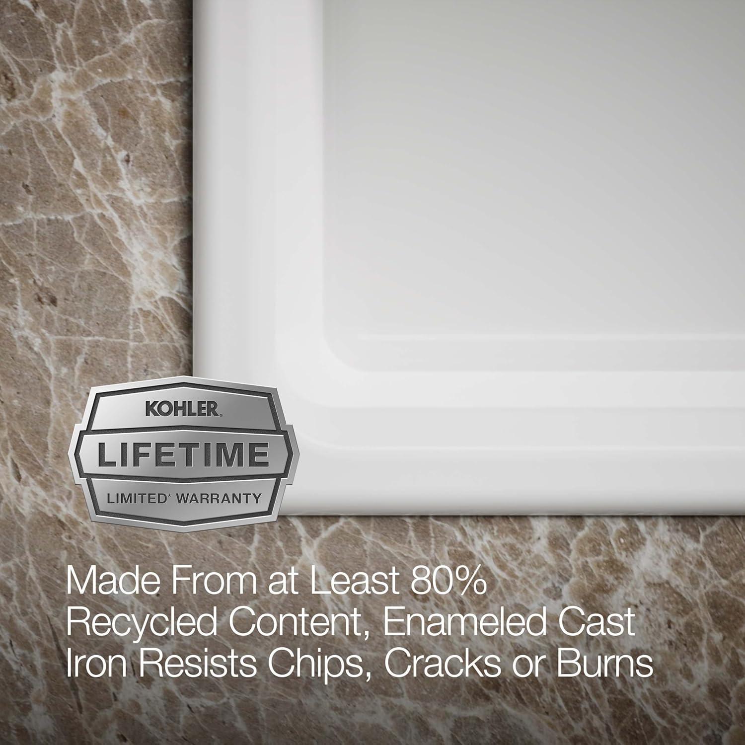 Riverby 33" L x 22" W x 9-5/8" Top-Mount Single Bowl Kitchen Sink W/ Accessories