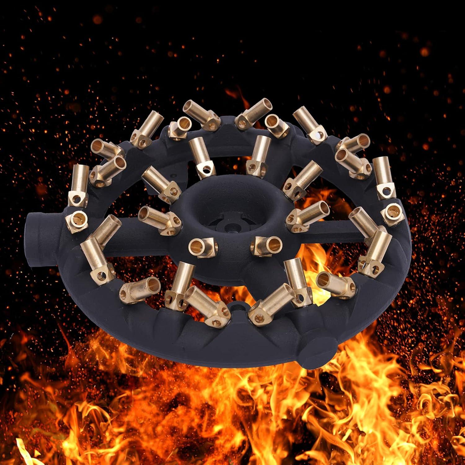 32-Tip Jet Burner 32 Tips Natural Gas Jet Burner Chinese Wok Range Pot Burner New
