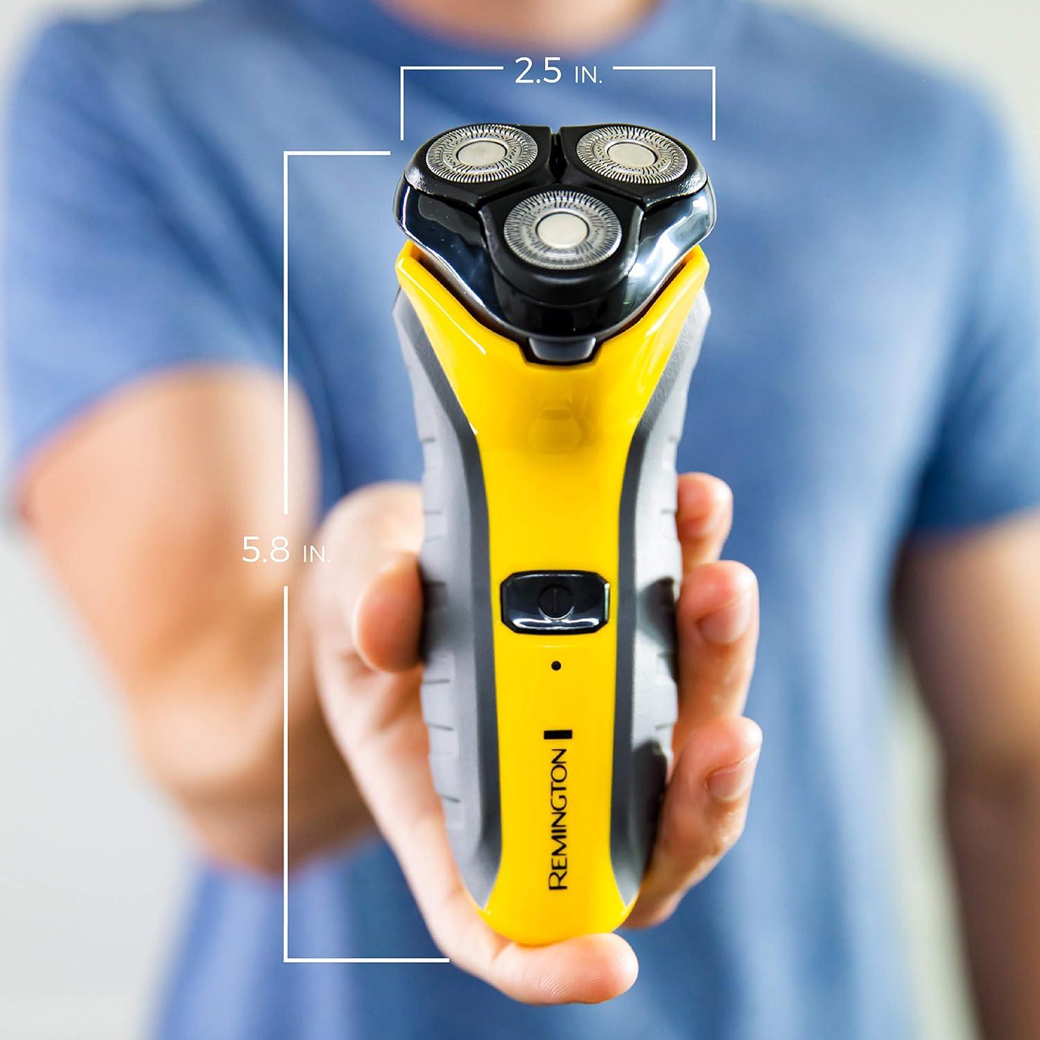 Remington 5100 Yellow Cordless Men's Rotary Shaver