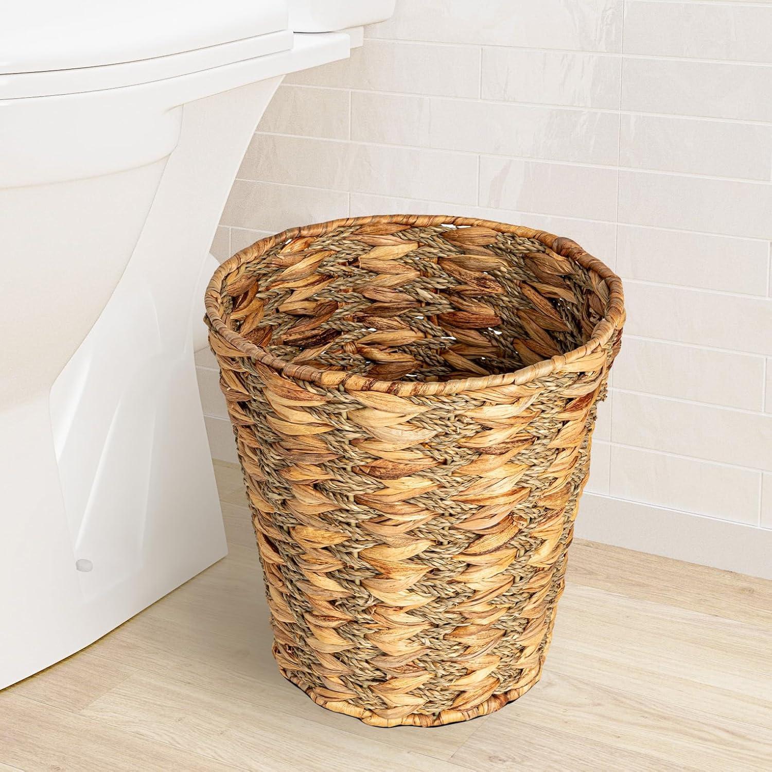Household Essentials Bimal Rope Gallon Waste Basket