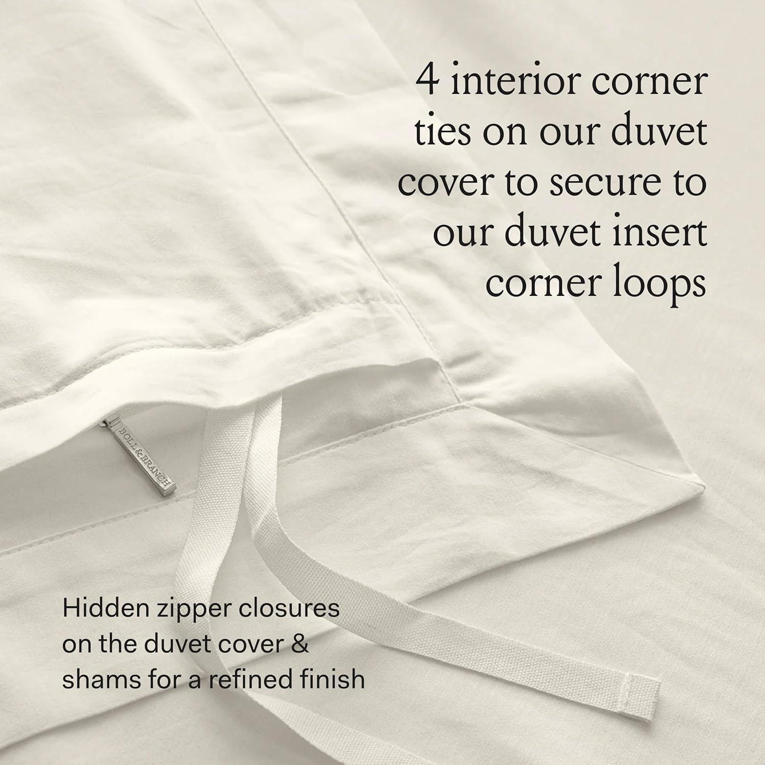 Boll & Branch Signature Hemmed Duvet Set & Reviews | Perigold