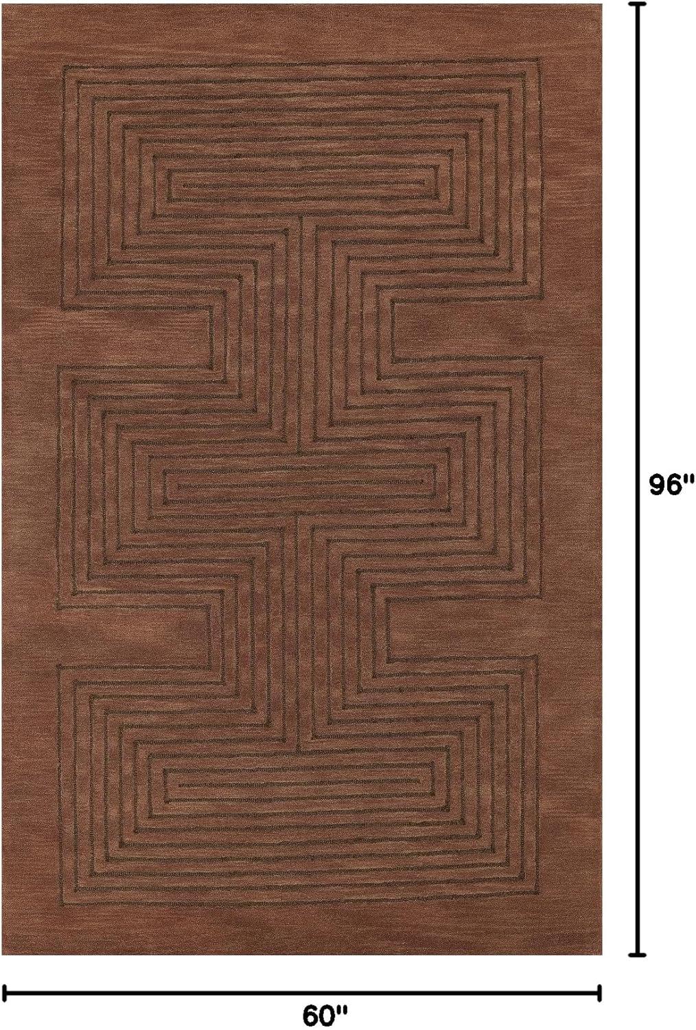 Simone Hand-Tufted Wool Rug - 5' x 8'