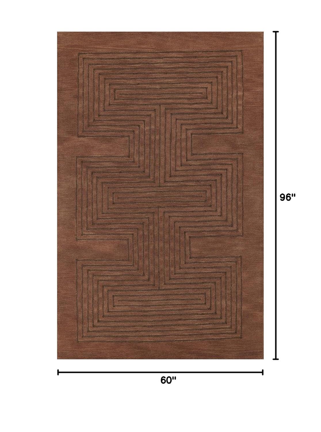 Simone Hand-Tufted Wool Rug - 5' x 8'