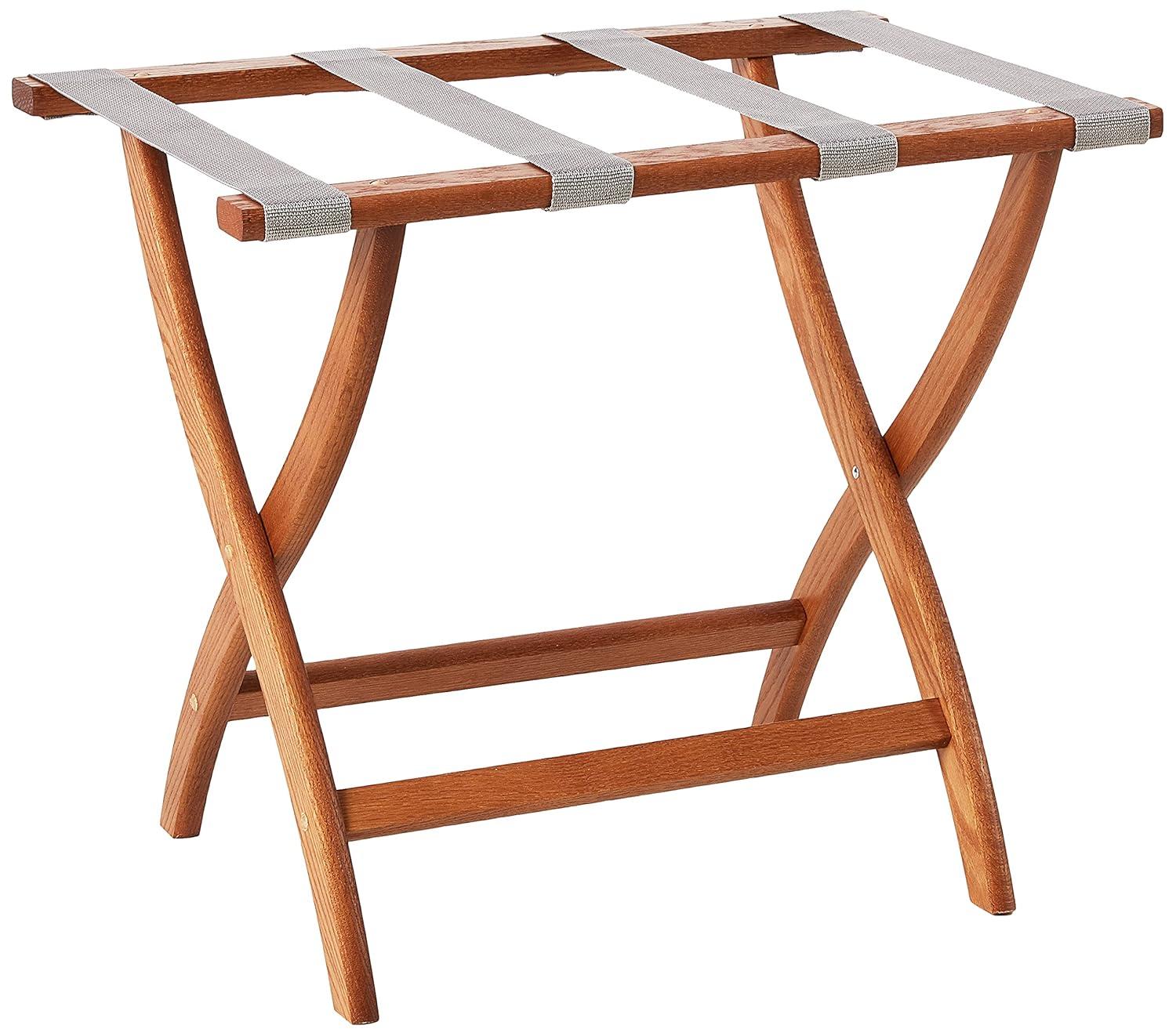 Folding Oak,Wood Luggage Rack