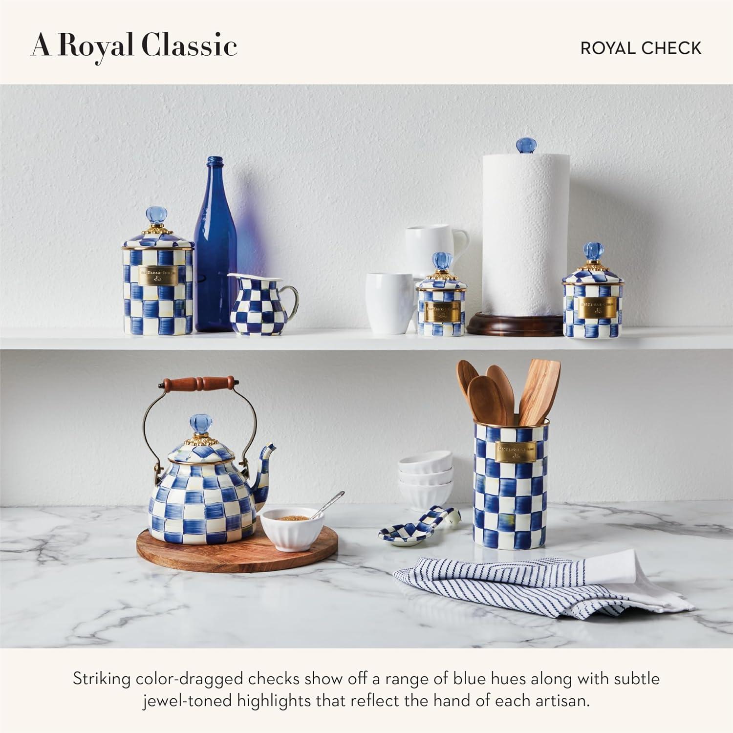 MacKenzie-Childs Royal Check® Canister