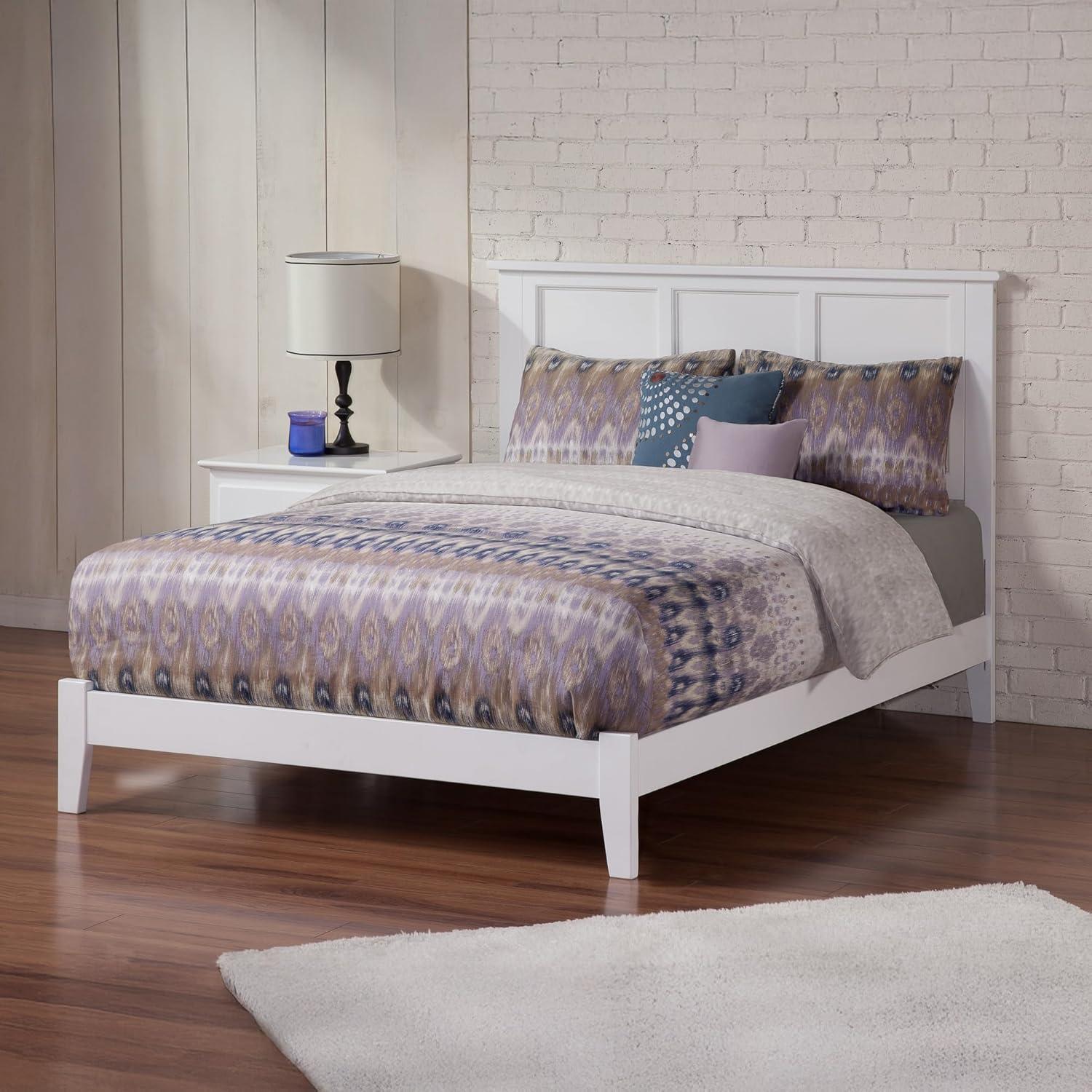 AFI Furnishings Madison Low Profile Platform Bed Q WH