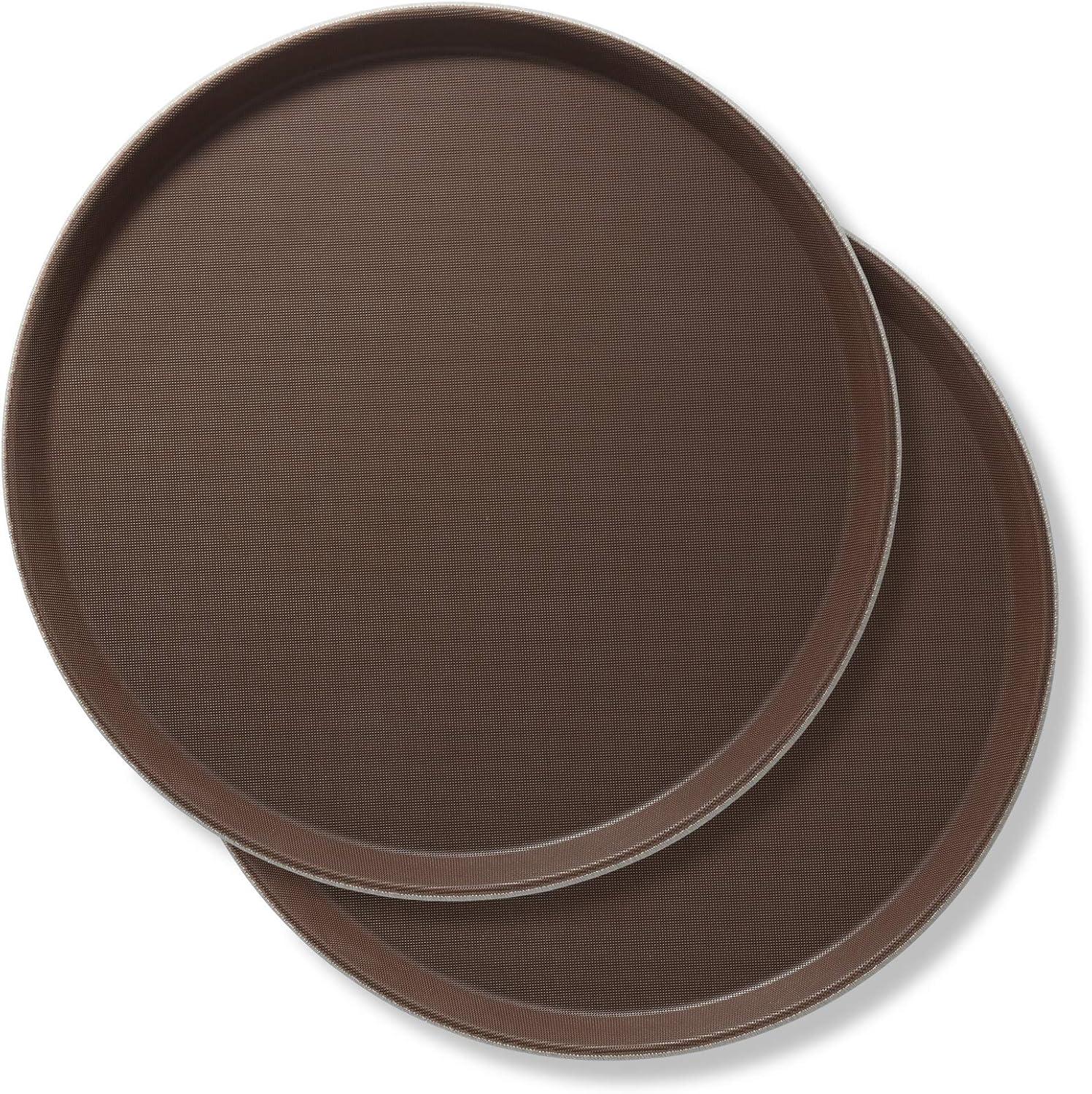 14" Round Non-Skid Serving Trays, NSF Certified