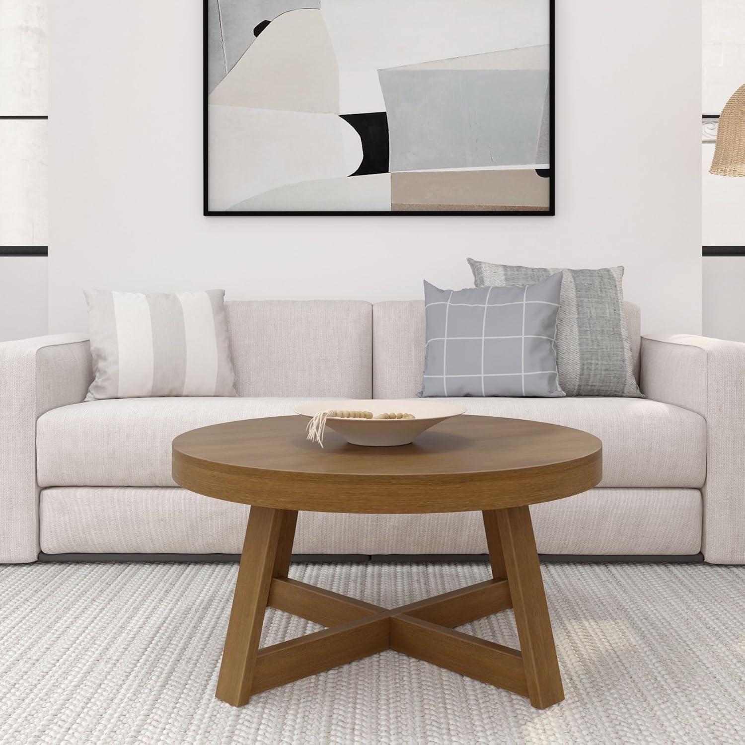 Wade Logan® Byard Solid Wood Single Coffee Table