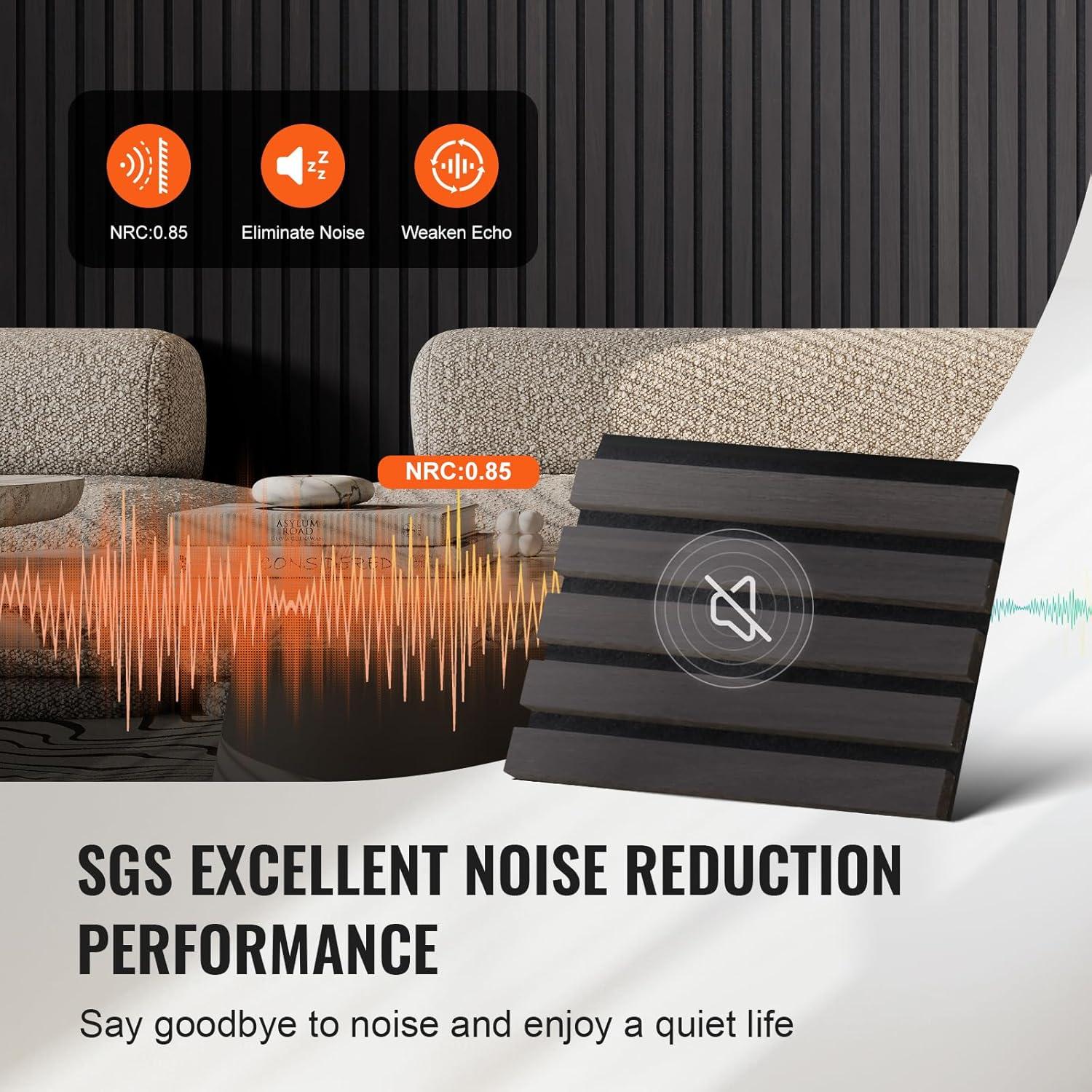 VEVOR Wood Slat Acoustic Panels for Modern Wall Decor