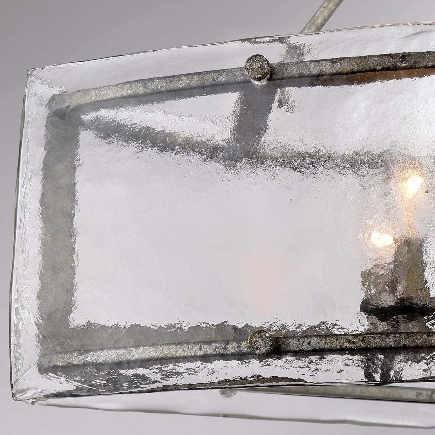 Quoizel Lighting Fortress 6 - Light Island Pendant Light in  Mottled Silver