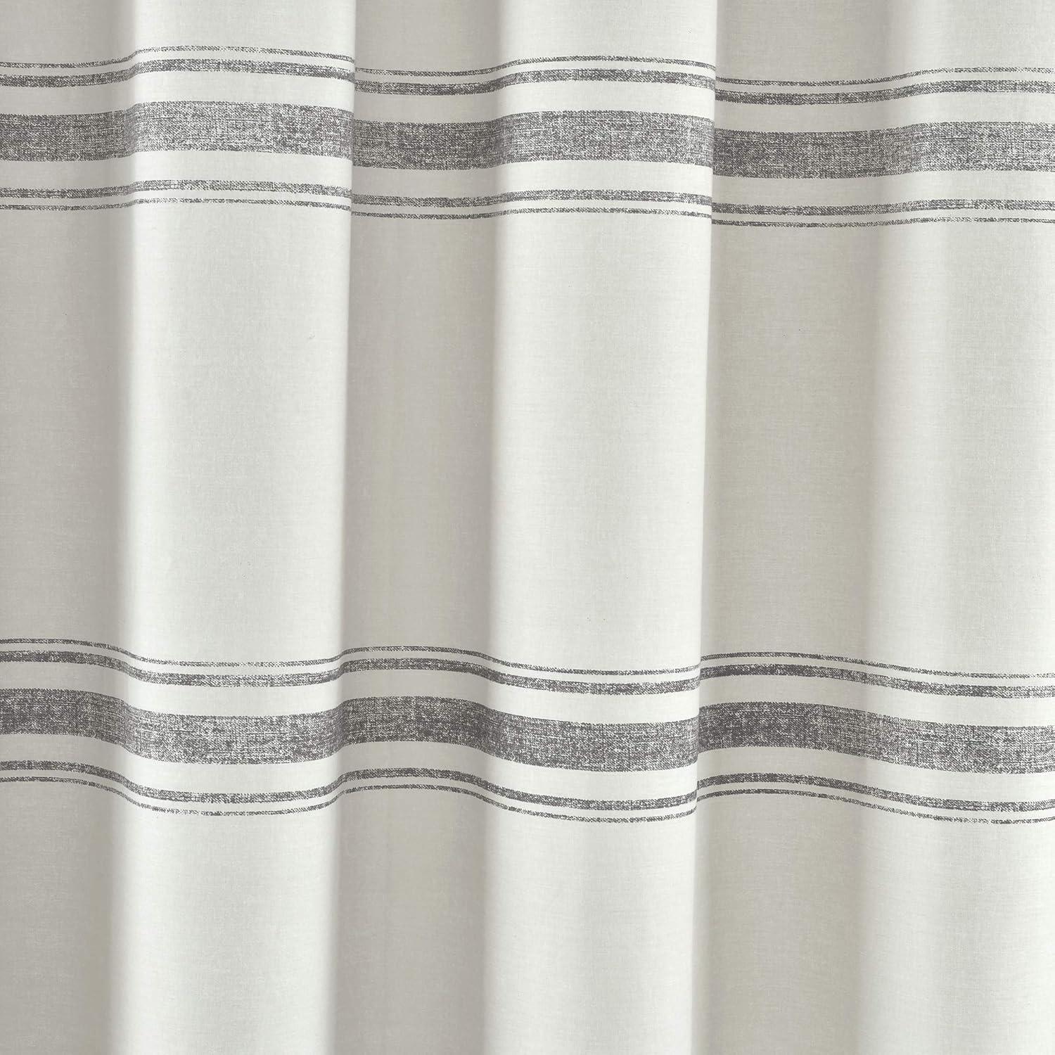 Gilroy Cotton Striped Shower Curtain