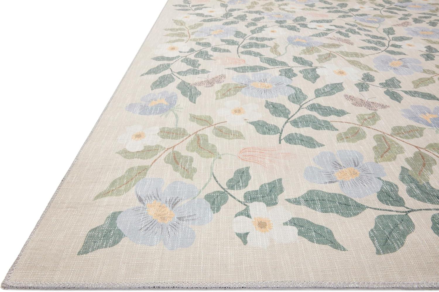 Rifle Paper Co. x Loloi Cotswolds COT-02 Primrose Sand Rug