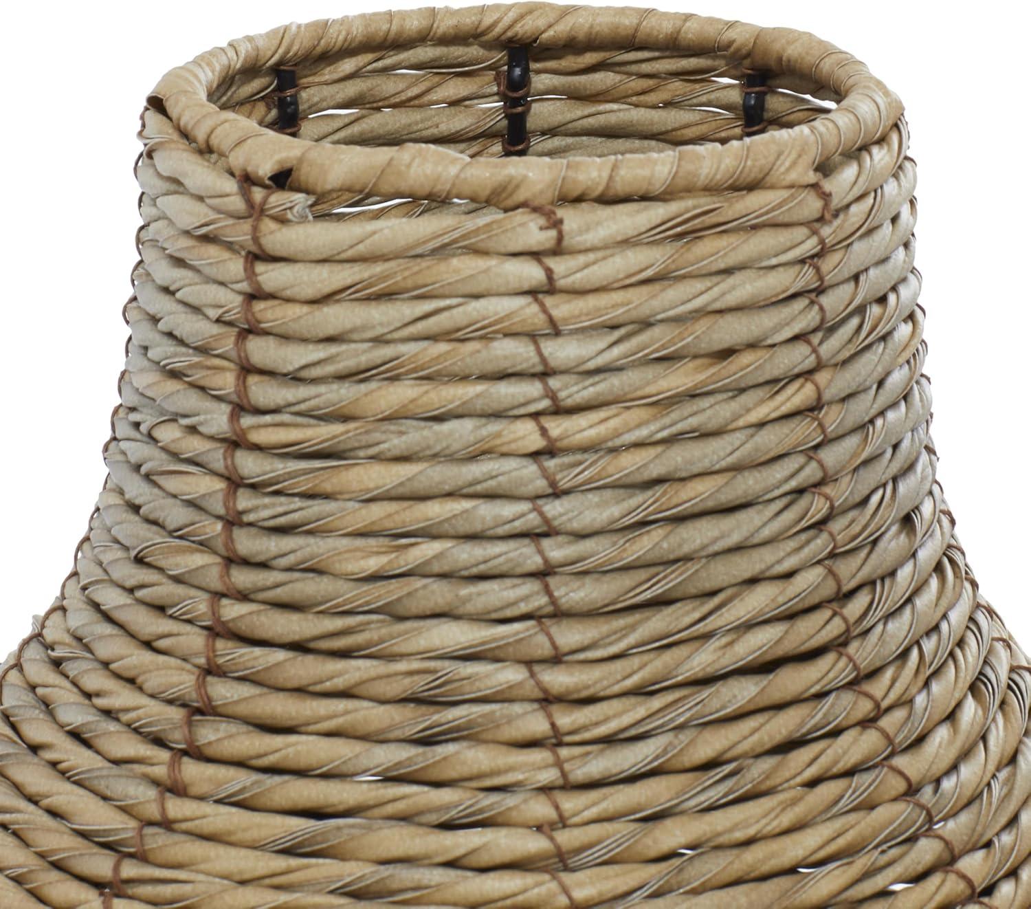 Grayson Lane Brown Plastic Farmhouse Vase