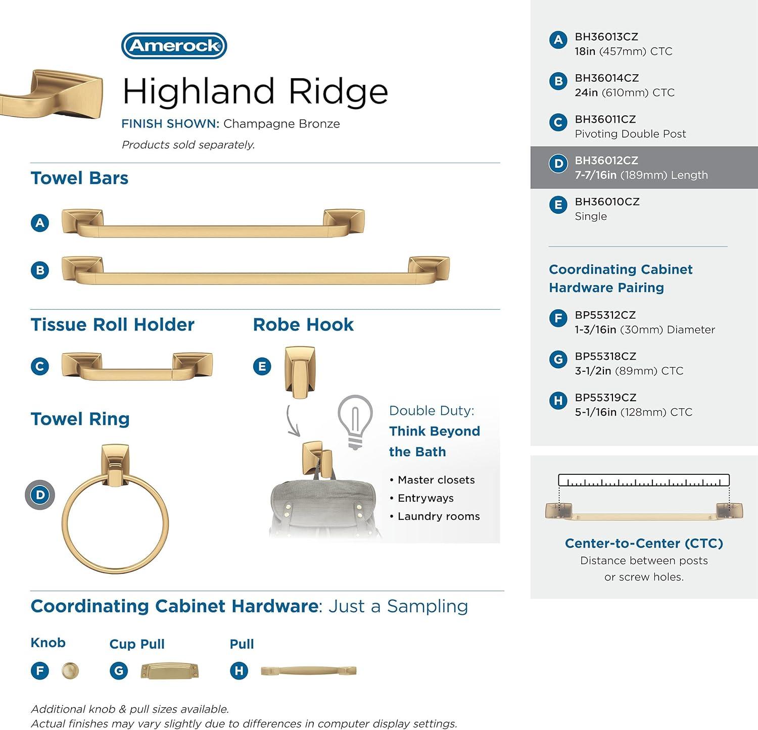Highland Ridge Towel Ring