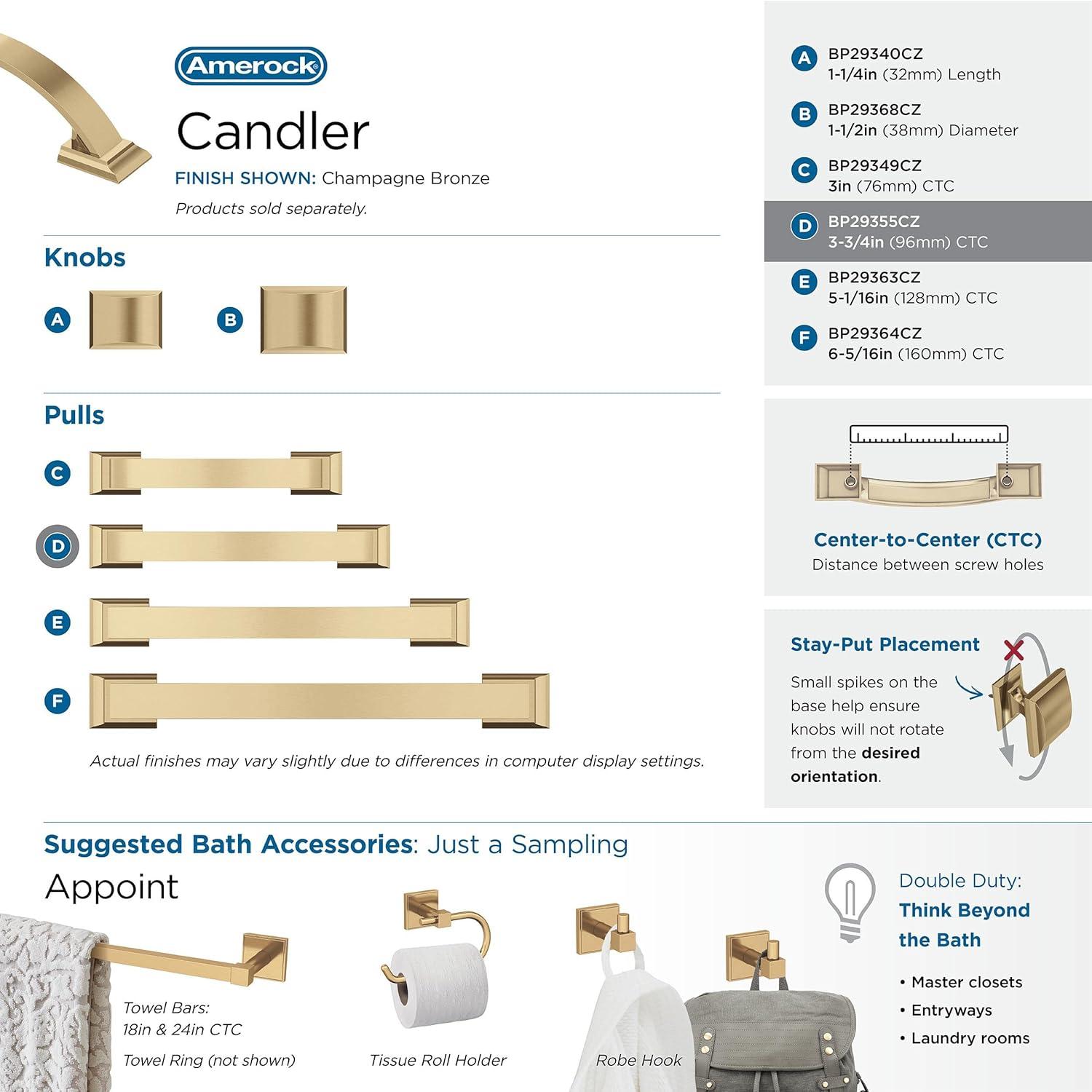 Amerock Candler Cabinet or Drawer Pull