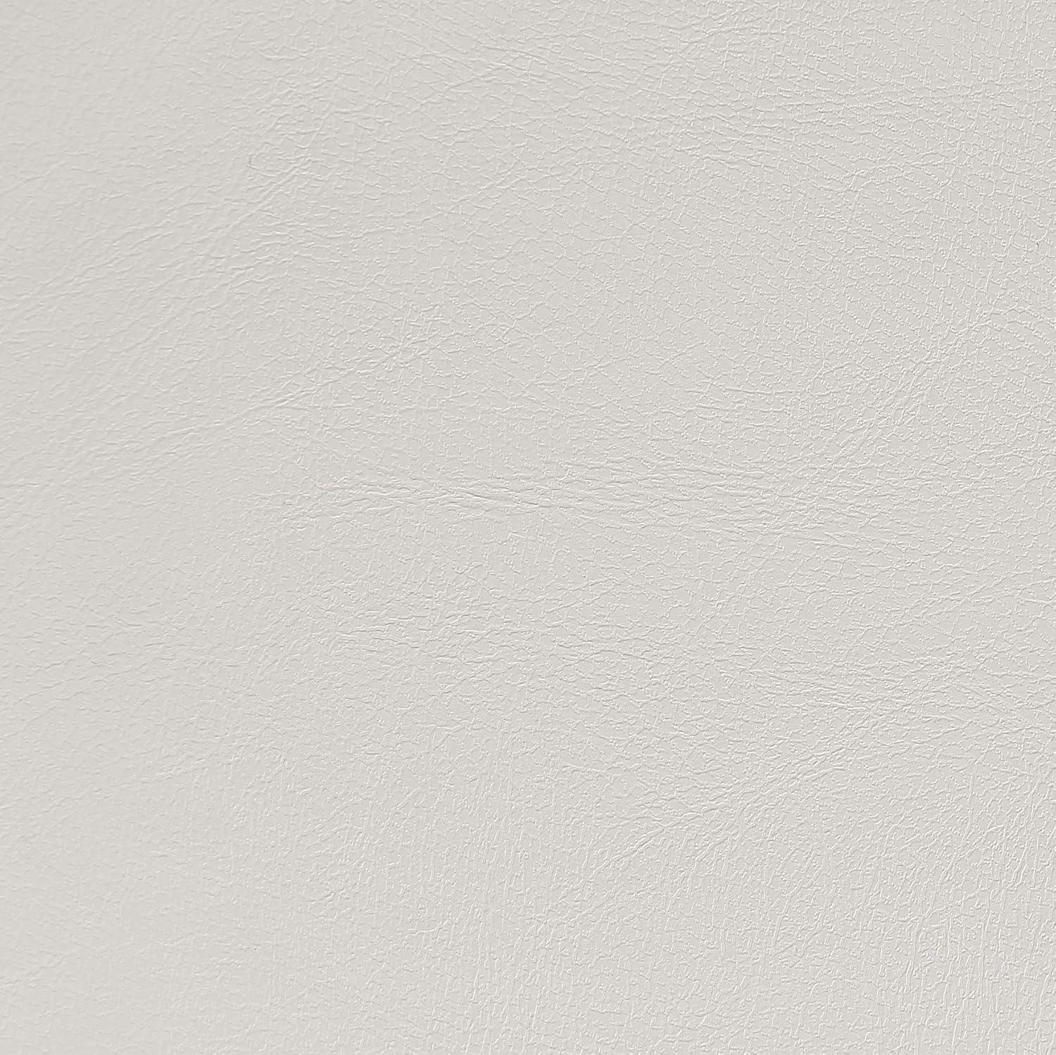 Aiden Chair & Ottoman Cream Faux Leather with Medium Espresso Legs