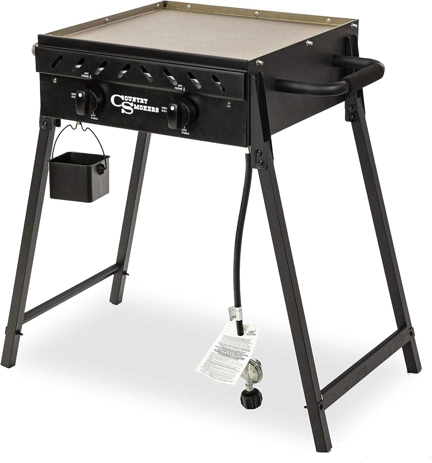 Country Smokers 2 - Burner Flat Top Gas Griddle