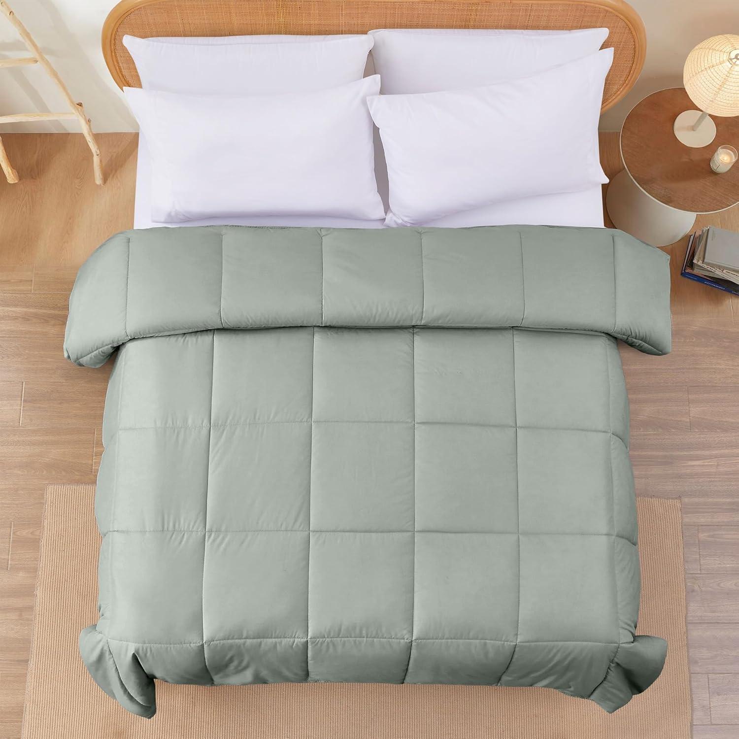 Modern Threads Modern Threads Sanctuary by PCT Down Alternative Microfiber Quilted Reversible Comforter & Duvet Ins