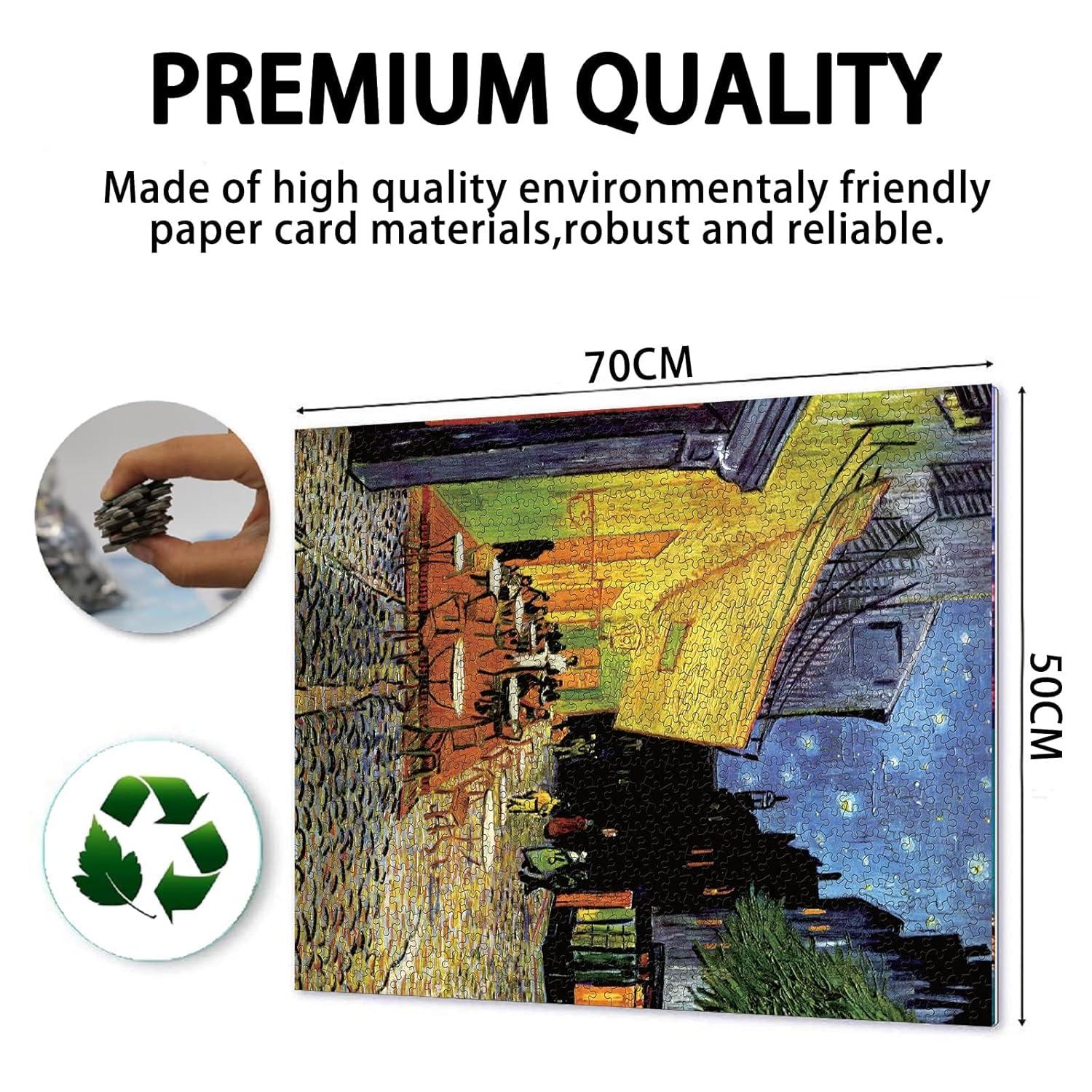 MasterPieces 1000 Piece Puzzle - Café Terrace at Night - 19.25"x26.75"