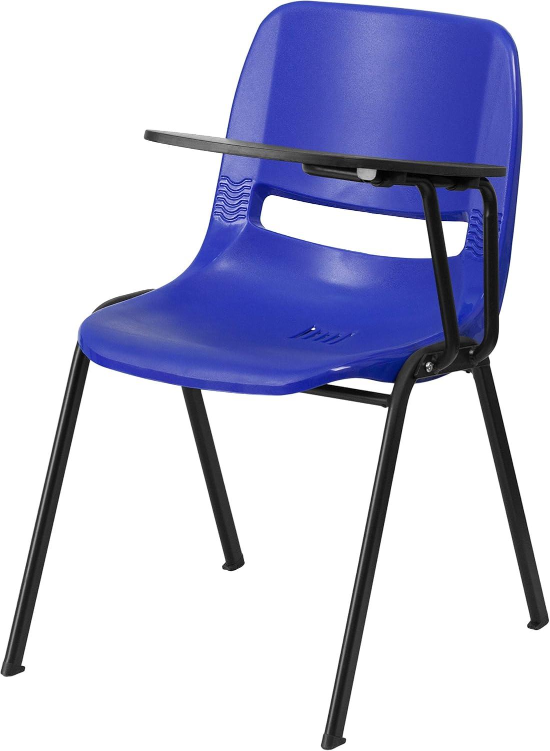 Flash Furniture Westley Ergonomic Shell Chair with Left Handed Flip-Up Tablet Arm