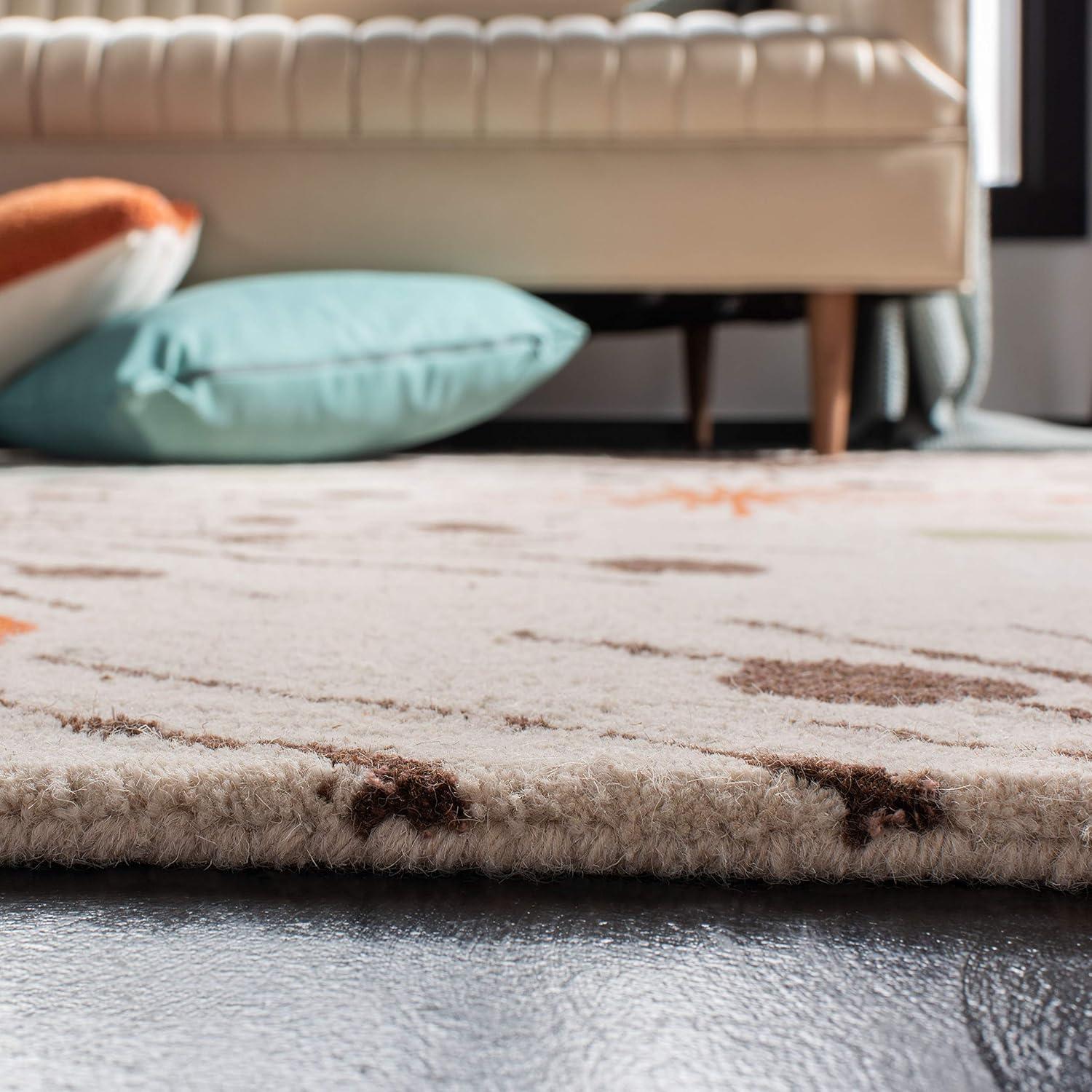 Soho SOH747 Hand Tufted Indoor Area Rug - Ivory/Multi - 8'3"x11' - Safavieh