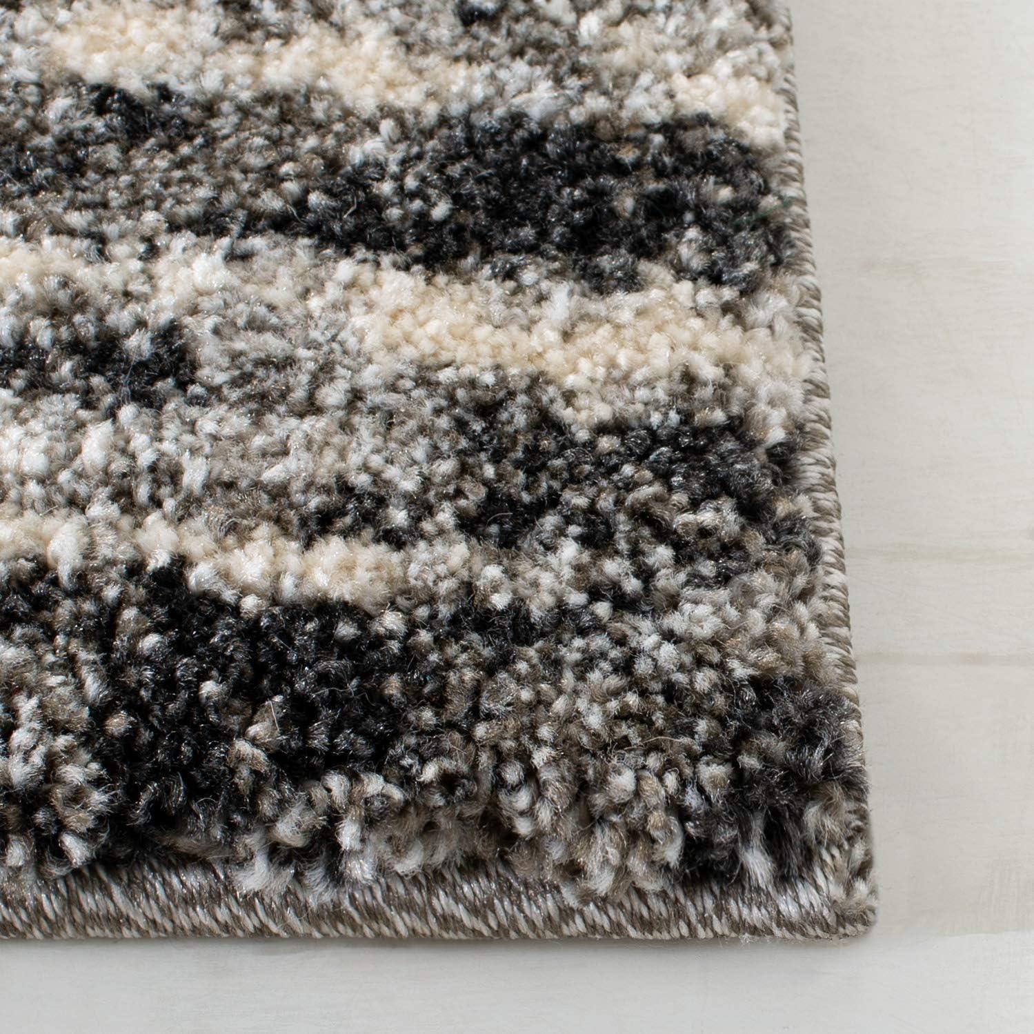 Retro RET2693 Power Loomed Indoor Area Rug - Dark Grey/Light Grey - 6'x9' - Safavieh.
