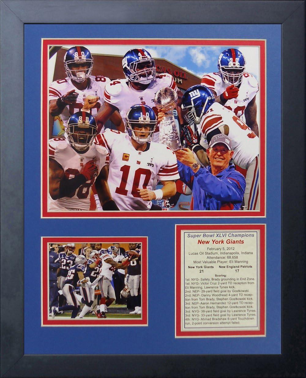 New York Giants 2011 Champs Framed Sports Memorabilia