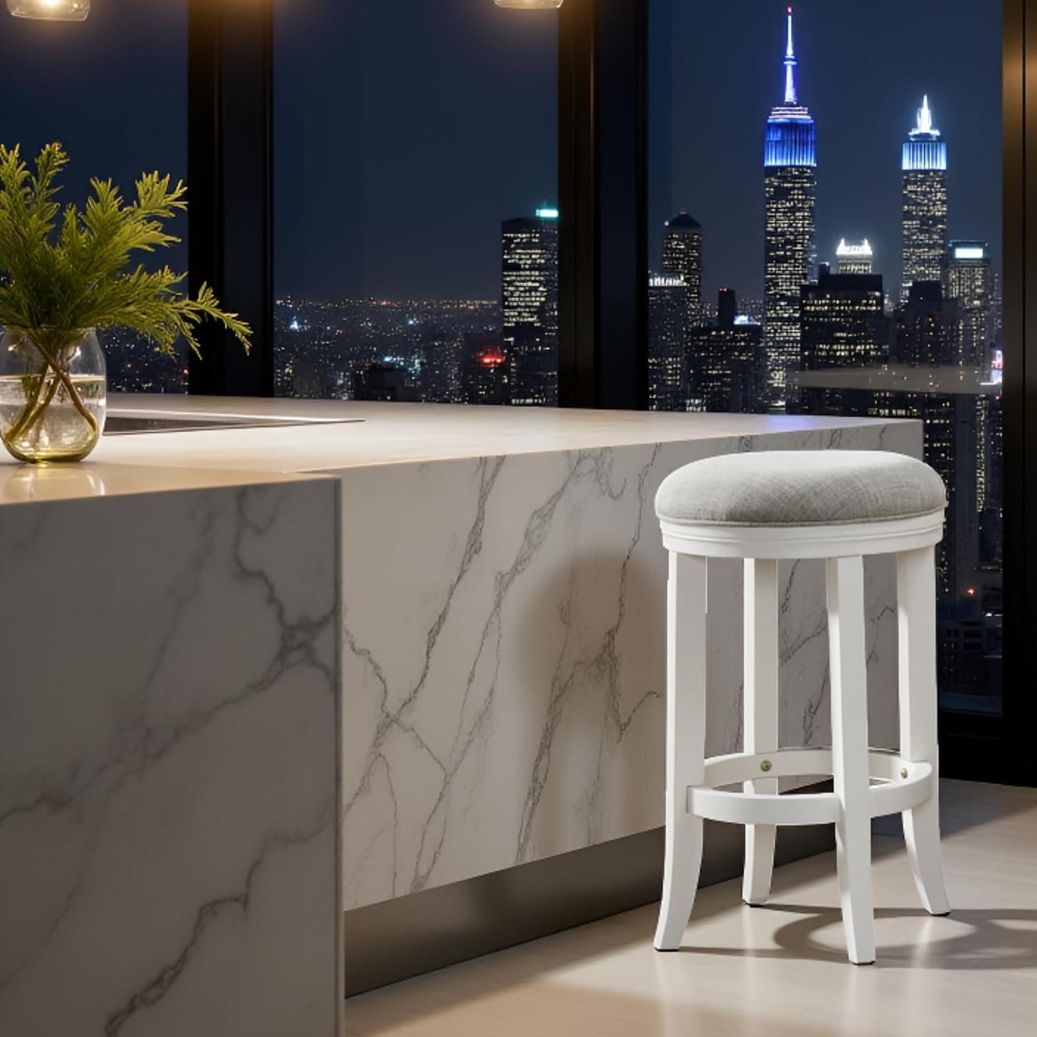 Natick Solid Wood Stool